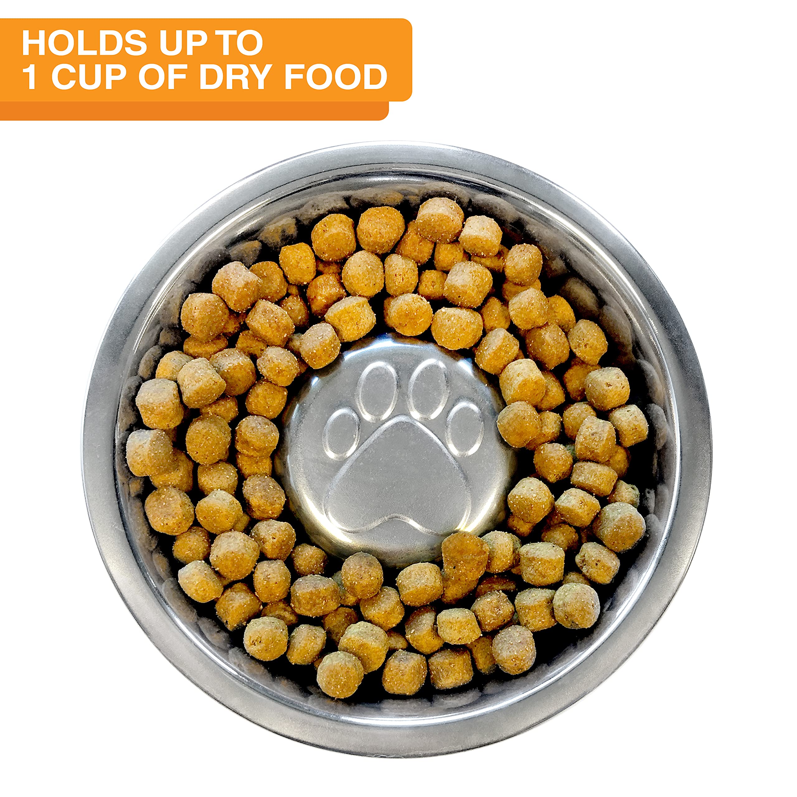 Neater Feeder Deluxe with Leg Extensions (Medium + Slow Feed Bowl Combo, Gunmetal)