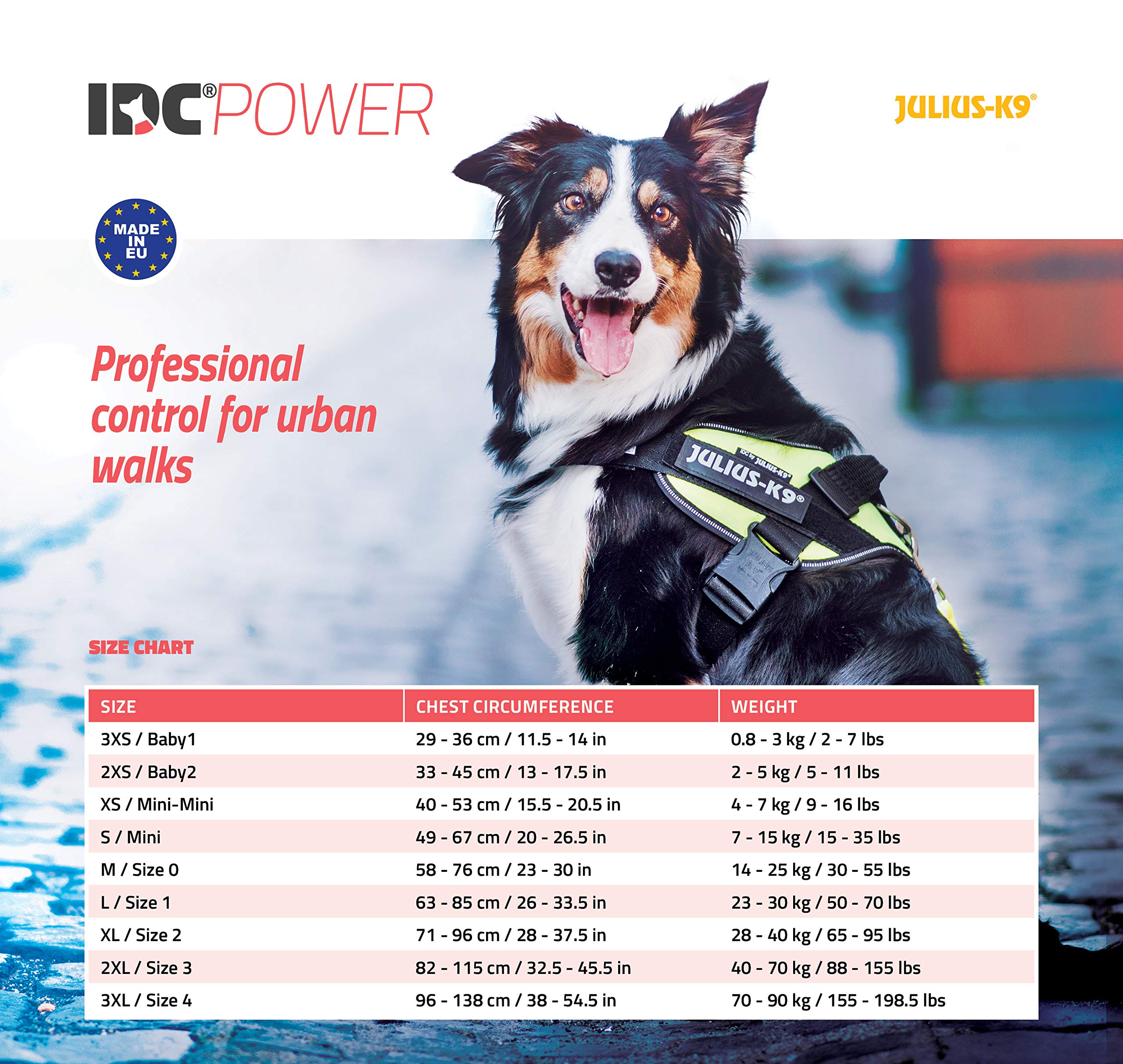 Idc Powerharness, Size: Xs/Mini-Mini, Black