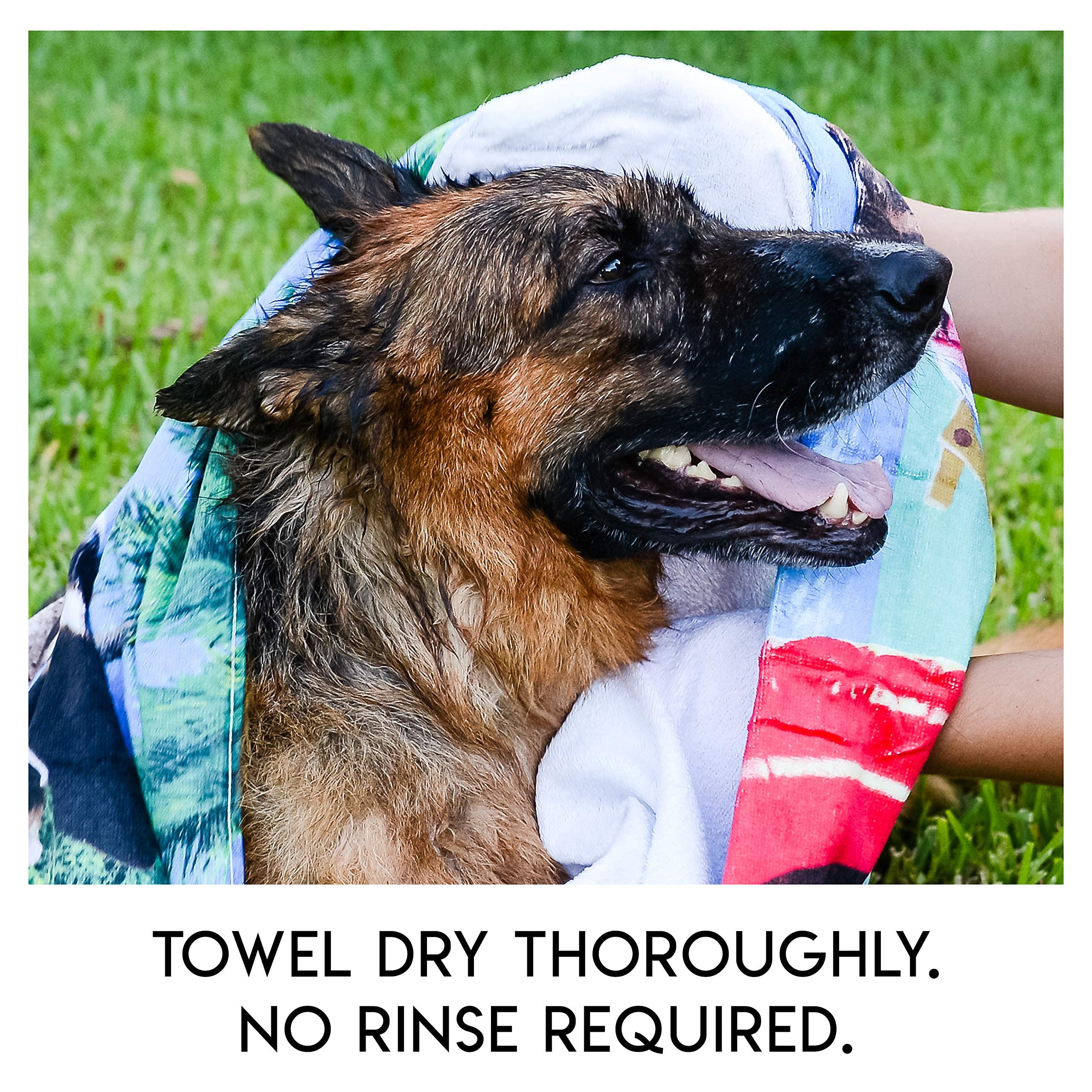Scrubby Pet Wipes | Rinse Free Shampoo Mittens for Dogs & Cats | 5-Count | Hypoallergenic Bathing Solution
