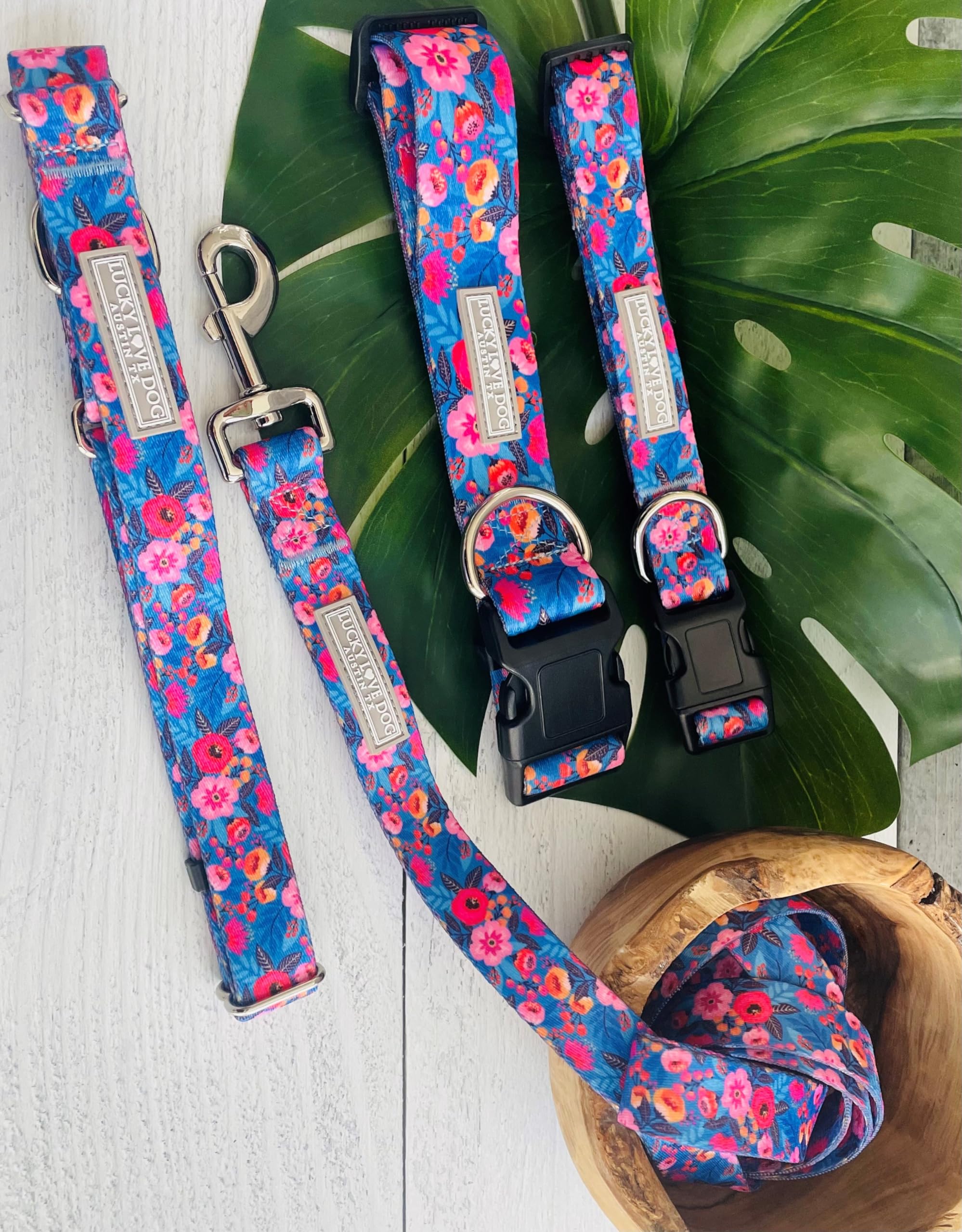Lucky Love Dog Leash, Pattern Zuzu Dog Leash, Medium Dog Leash, Durable & Long Lasting (Zuzu, Large)