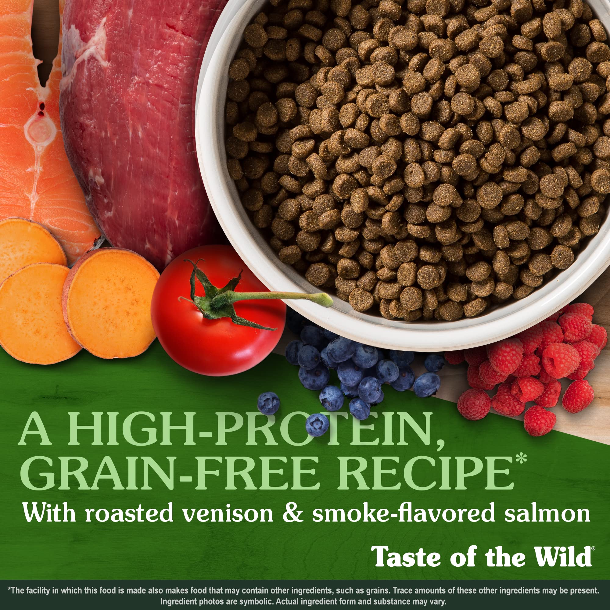Taste Of The Wild Rocky Mountain Grain-Free Dry Cat Food With Roasted Venison & Smoke-Flavored Salmon 14lb (Pack of 1)