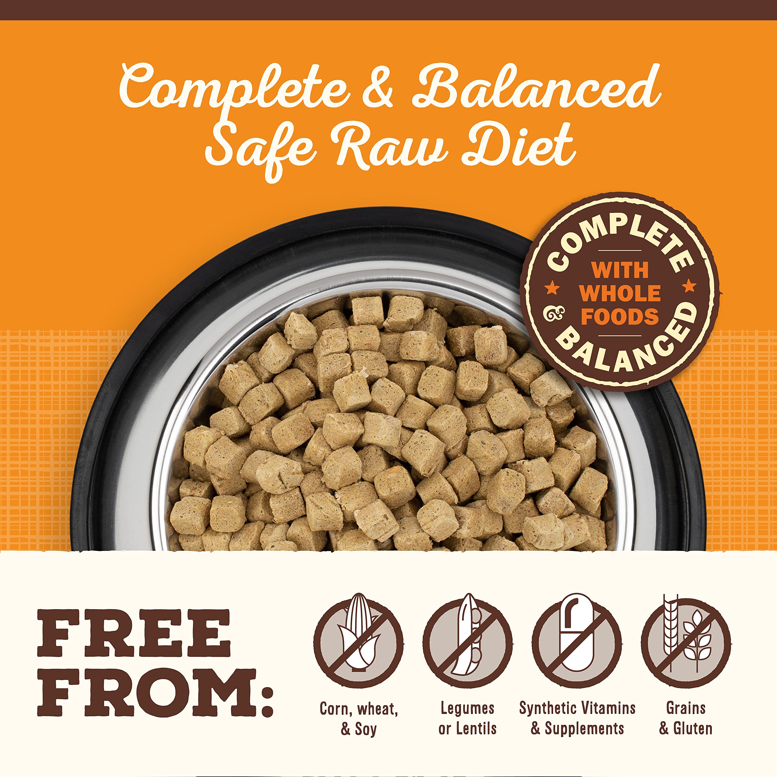 Primal Freeze Dried Dog Food Pronto, Beef; Scoop & Serve, Complete & Balanced Meal; Also Use as Topper or Treat; Premium, Health