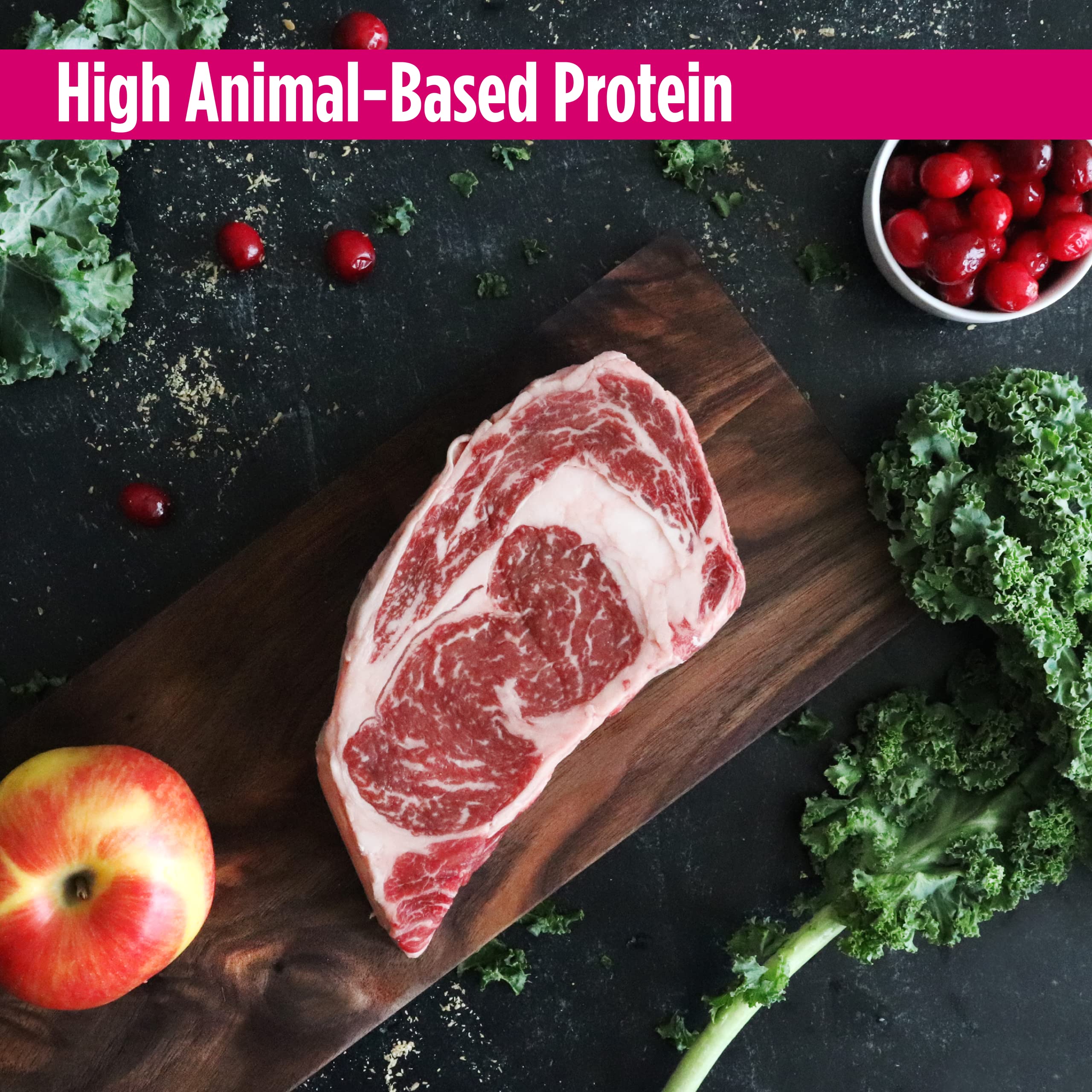 Nulo Freestyle Freeze-Dried Raw, Ultra-Rich Grain-Free Dry Dog Food for All Breeds and Life Stages with BC30 Probiotic for Diges