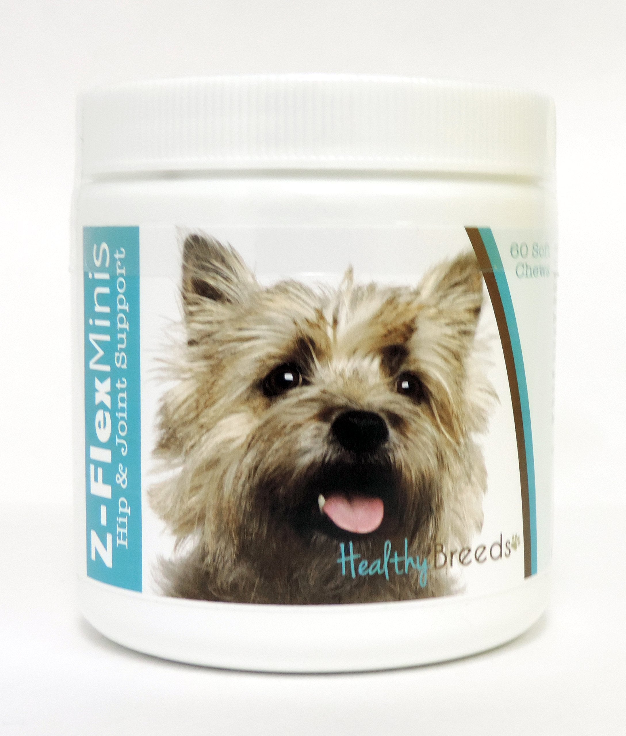 Healthy Breeds Cairn Terrier Z-Flex Minis Hip and Joint Support Soft Chews 60 Count