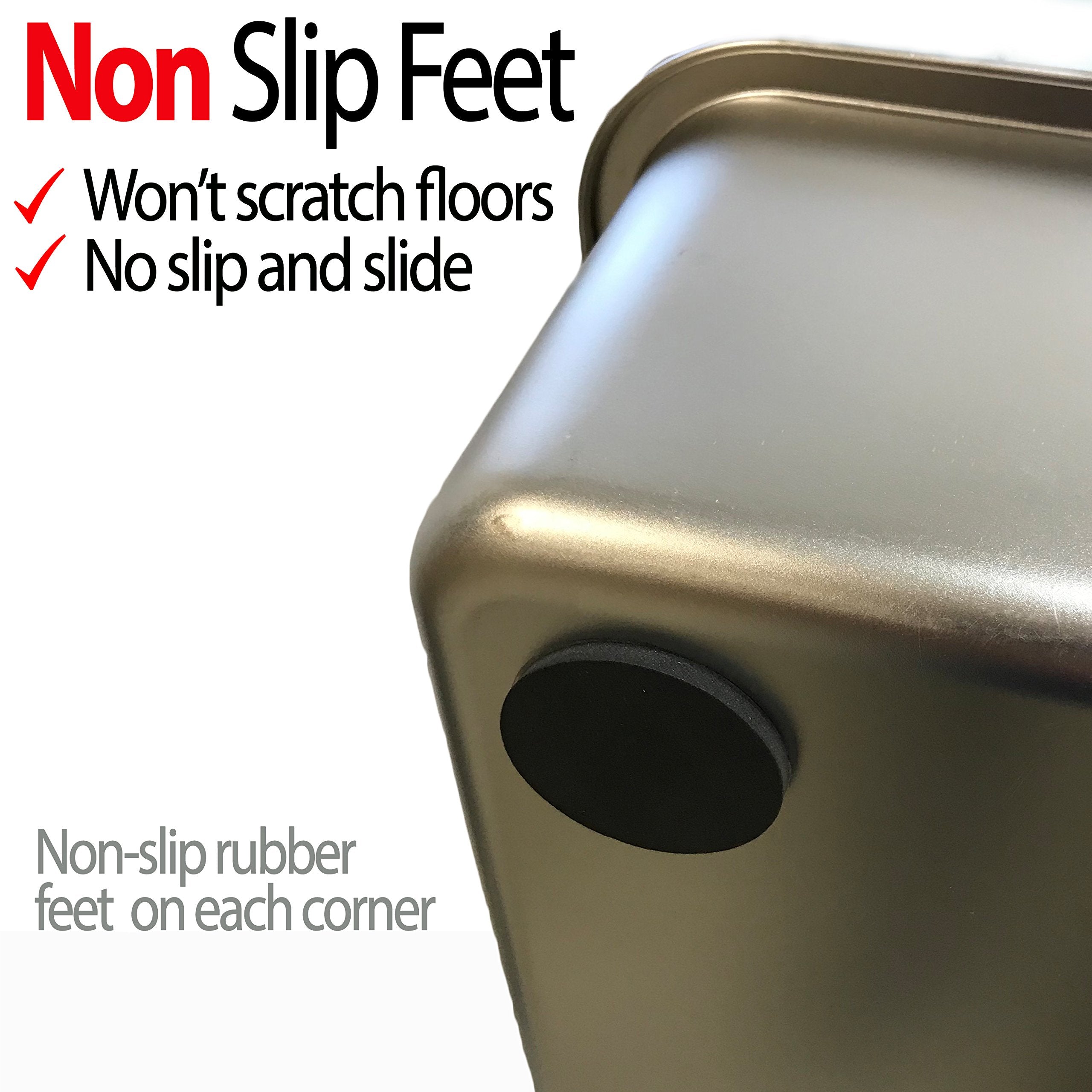 iPrimio XL Cat Litter Box - Non-Stick Stainless Steel Pan, Easy to Clean, Odor & Rust Free
