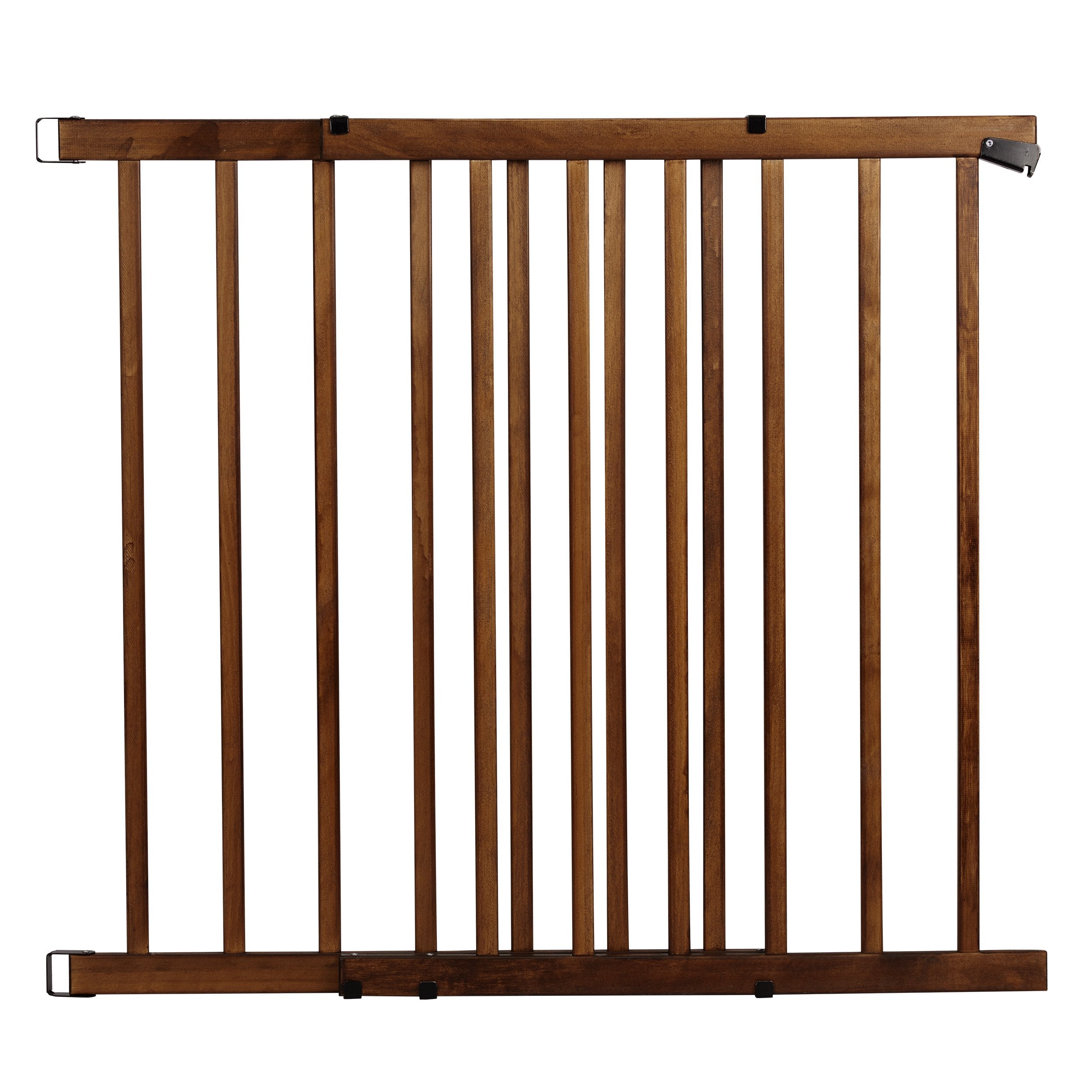 Evenflo Walk-Thru Top Of Stairs Baby Gate (Farmhouse Collection), 48'W X 32'H