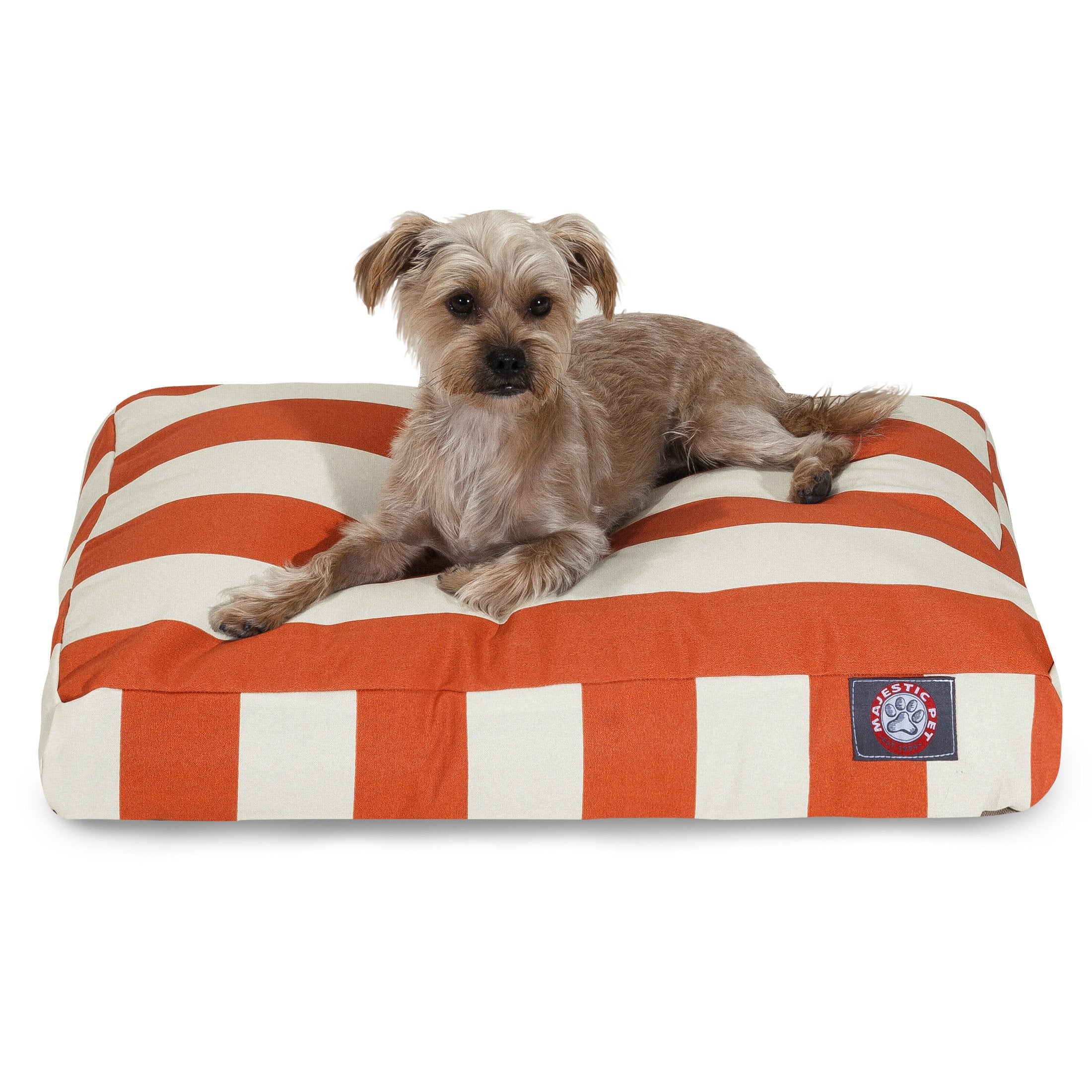 Majestic Pet Rectangle Small Dog Bed Washable - Non Slip Comfy Pet Bed - Dog Crate Bed with Removable Washable Cover - Dog Kenne