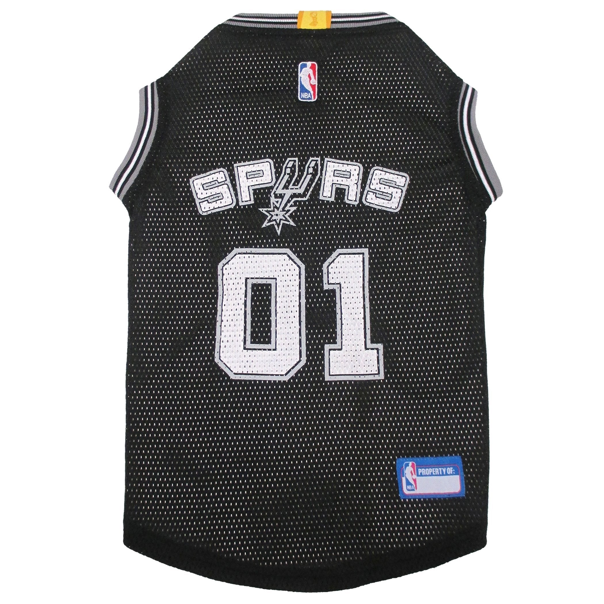 NBA SAN ANTONIO SPURS DOG Jersey, Medium - Tank Top Basketball Pet Jersey