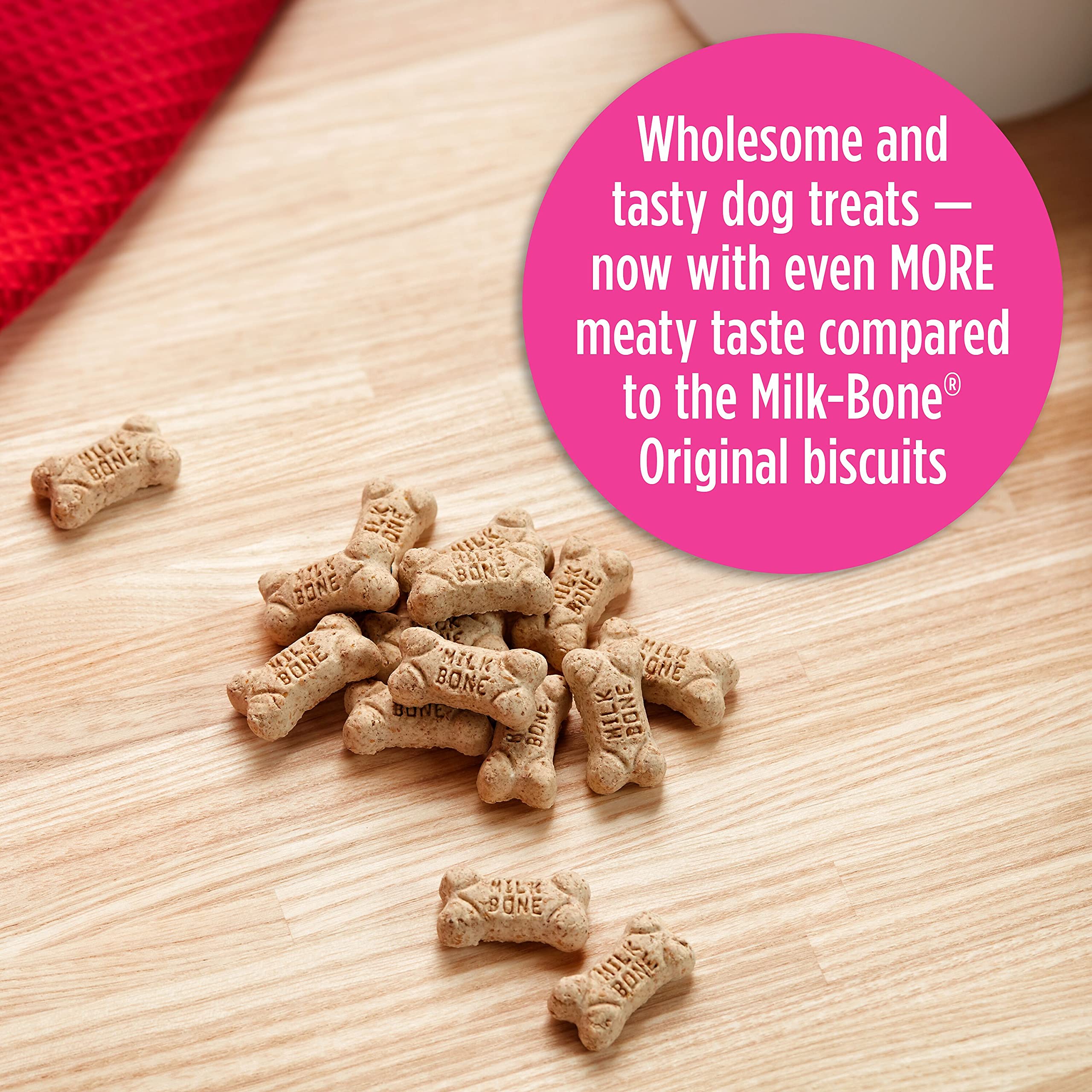 Milk-Bone Minis Original Dog Treats, 15 Ounce (Pack of 6), Crunchy Biscuit Helps Clean Teeth