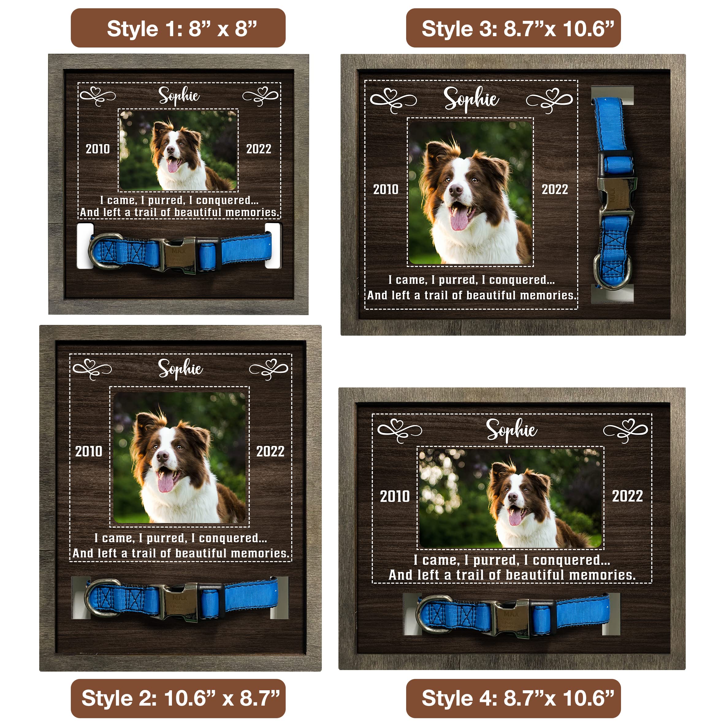 Bfigift Customized Dog Picture Frames For Dogs That Passed Personalized Dog Gifts For Pets Dog Memorial Frames Pet Photo Frames And Memorials Loss Of Dog Gifts Rainbow Bridge Pet Memorial Gifts