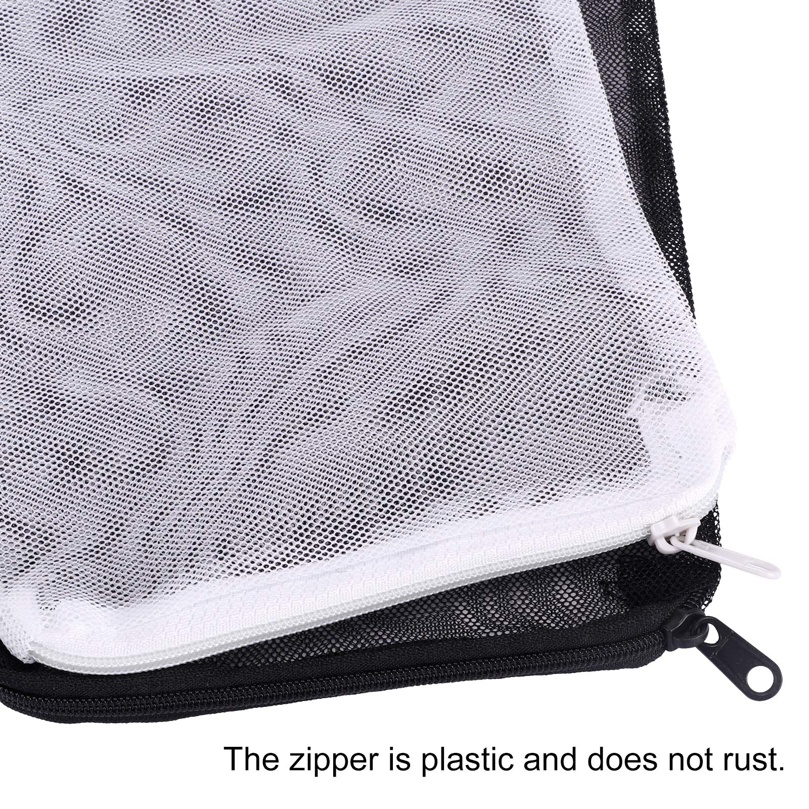 Depepe 10Pcs Aquarium Filter Media Bags With Zipper For Activated Carbon, Biospheres, Ceramic Rings