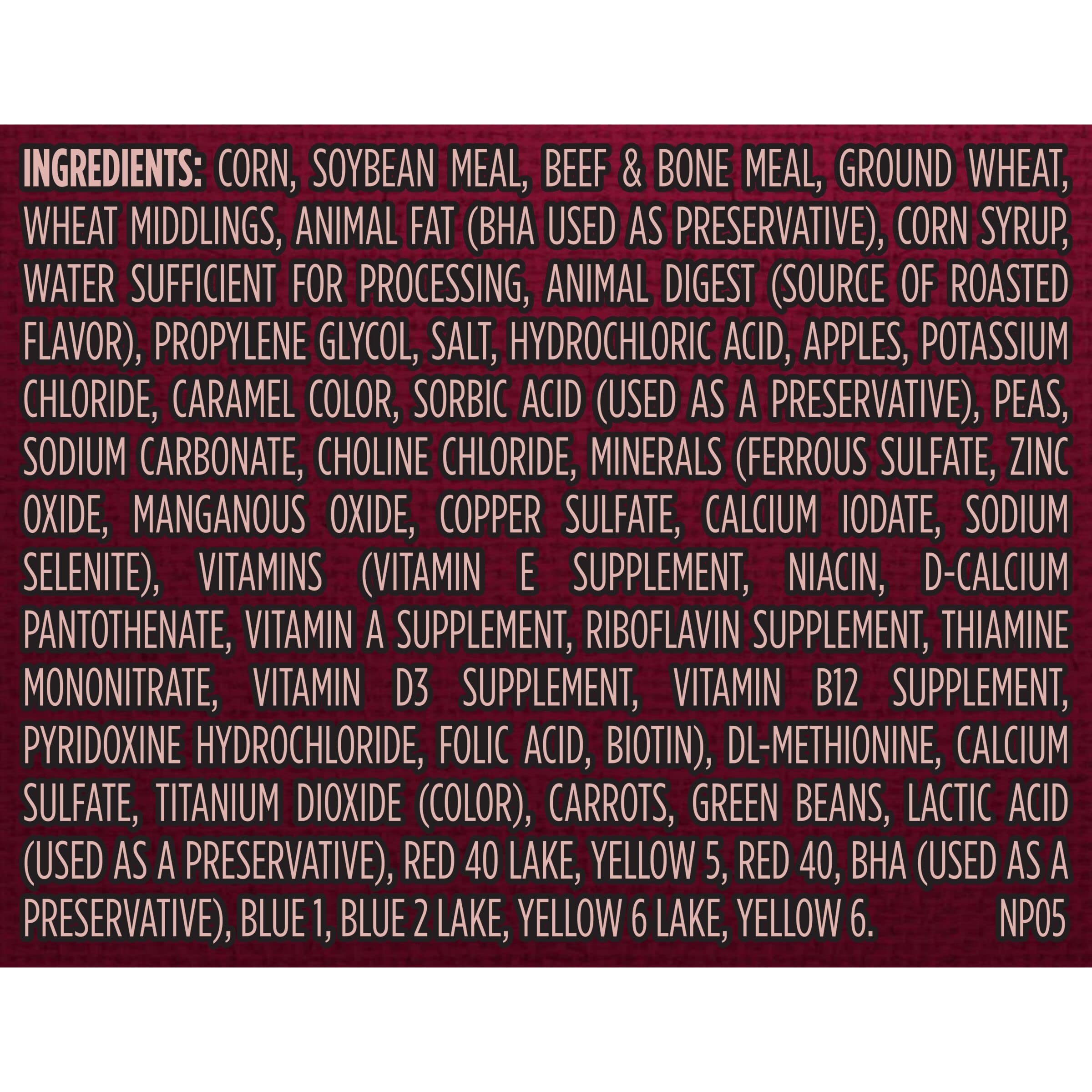 Kibbles N Bits Bistro Small Breed Mini Bits Oven Roasted Beef Flavor Dry Dog Food, 16lb Bag