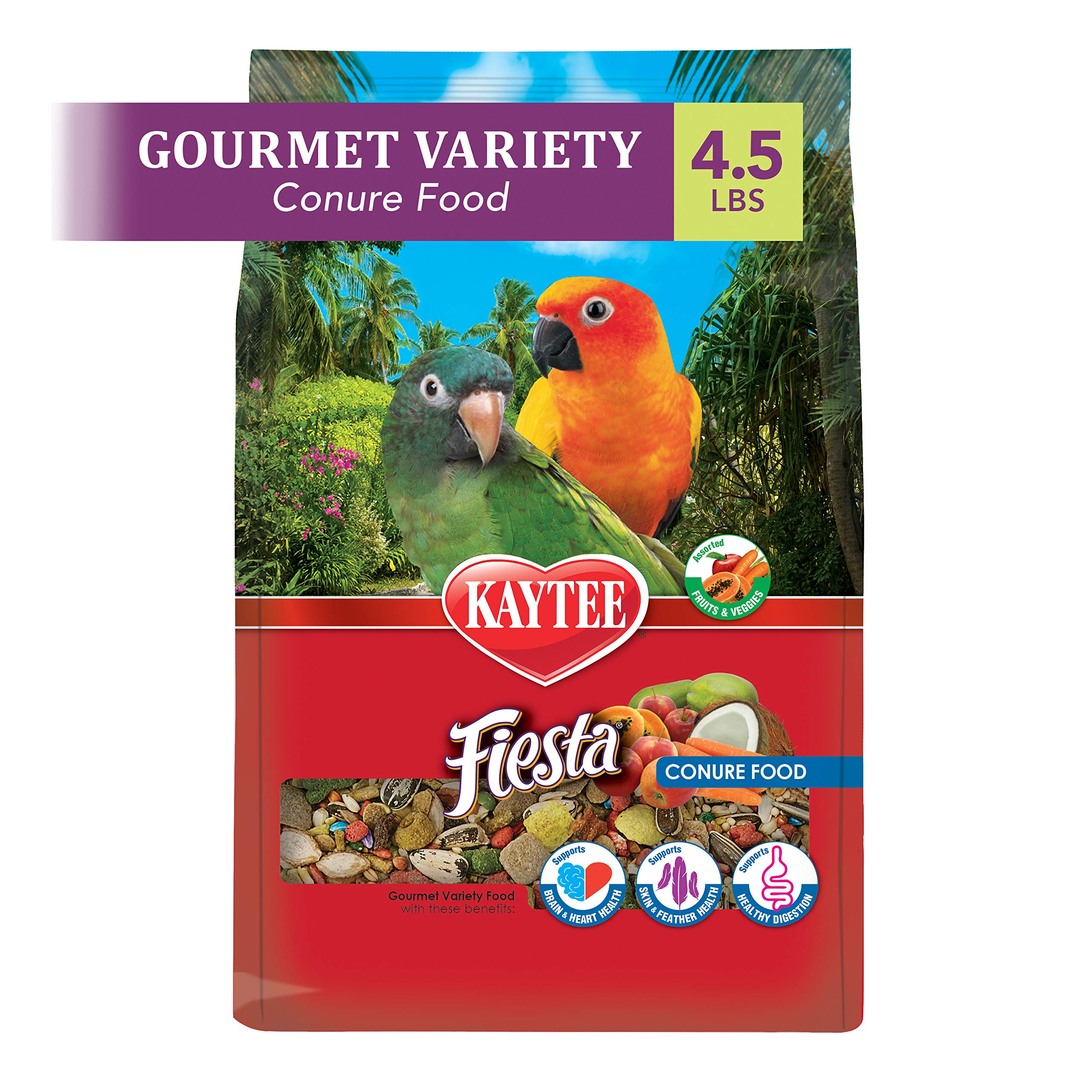 Kaytee Fiesta Pet Conure Food, 4.5 lb