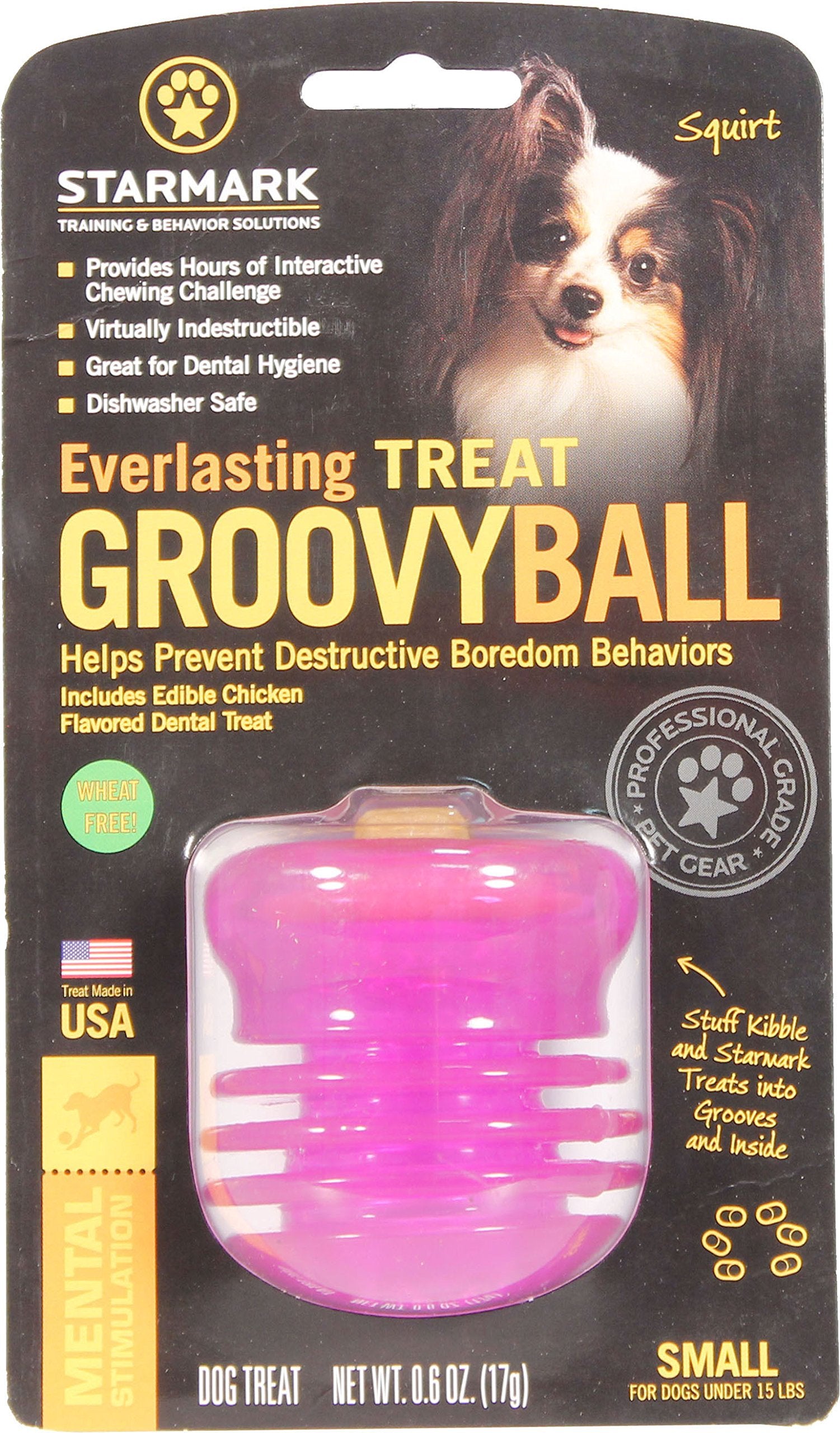 Starmark Everlasting Treat Groovy Ball Small