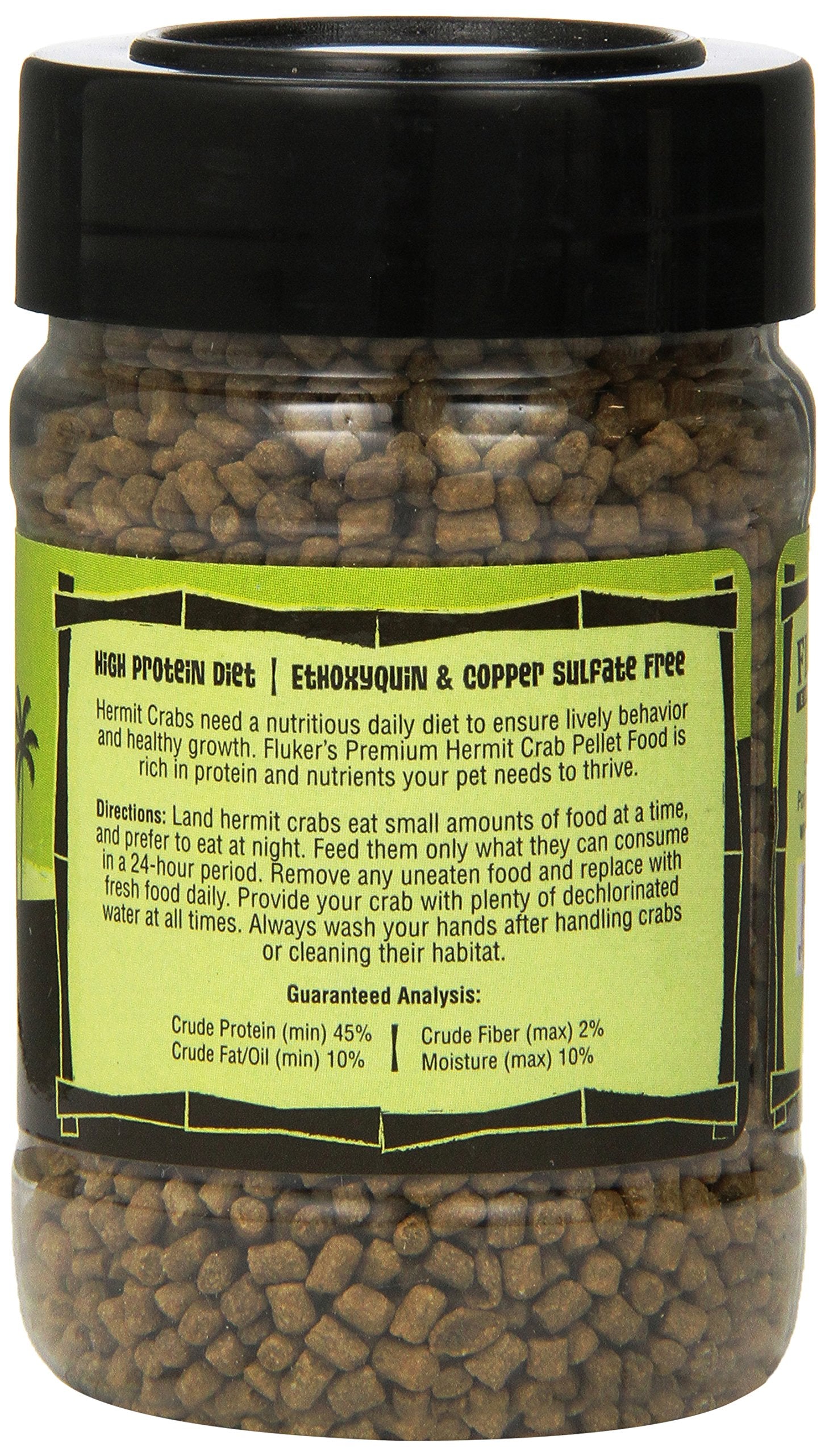 Flukers Premium Pellet Diet, Food for Hermit Crabs, 3 oz