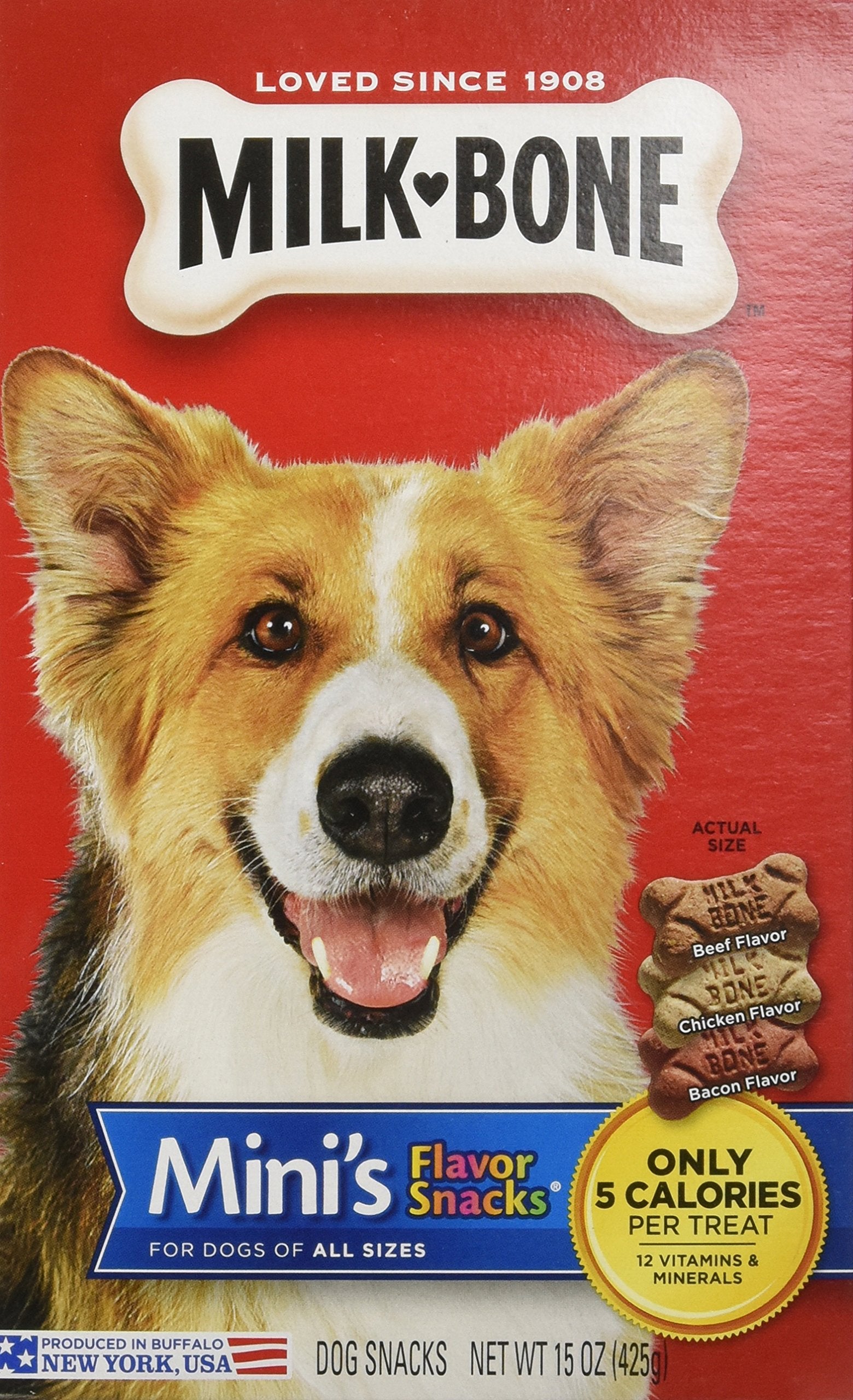 Milk-Bone MiniS Flavor Dog Treats, 15 Oz