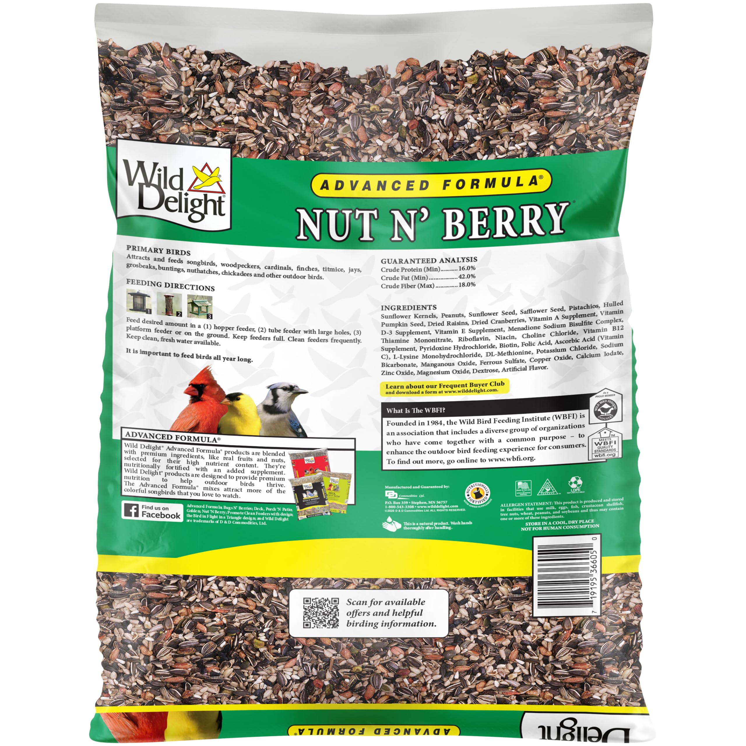 BIRDFOOD NUT N' BERRY 5# (Pack of 1)
