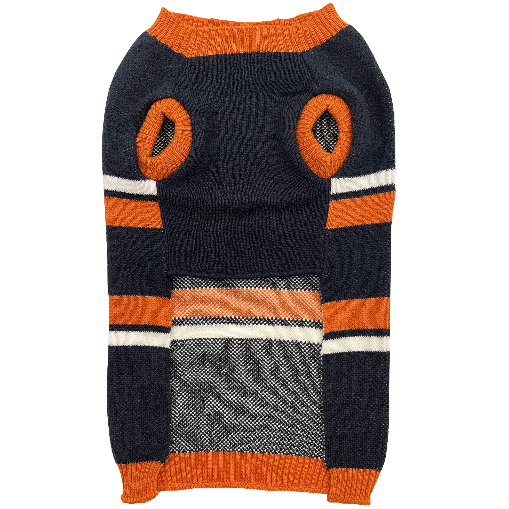 Nfl Denver Broncos Dog Sweater, Size Medium. Warm And Cozy Knit Pet Sweater With Nfl Team Logo, Best Puppy Sweater For Large And