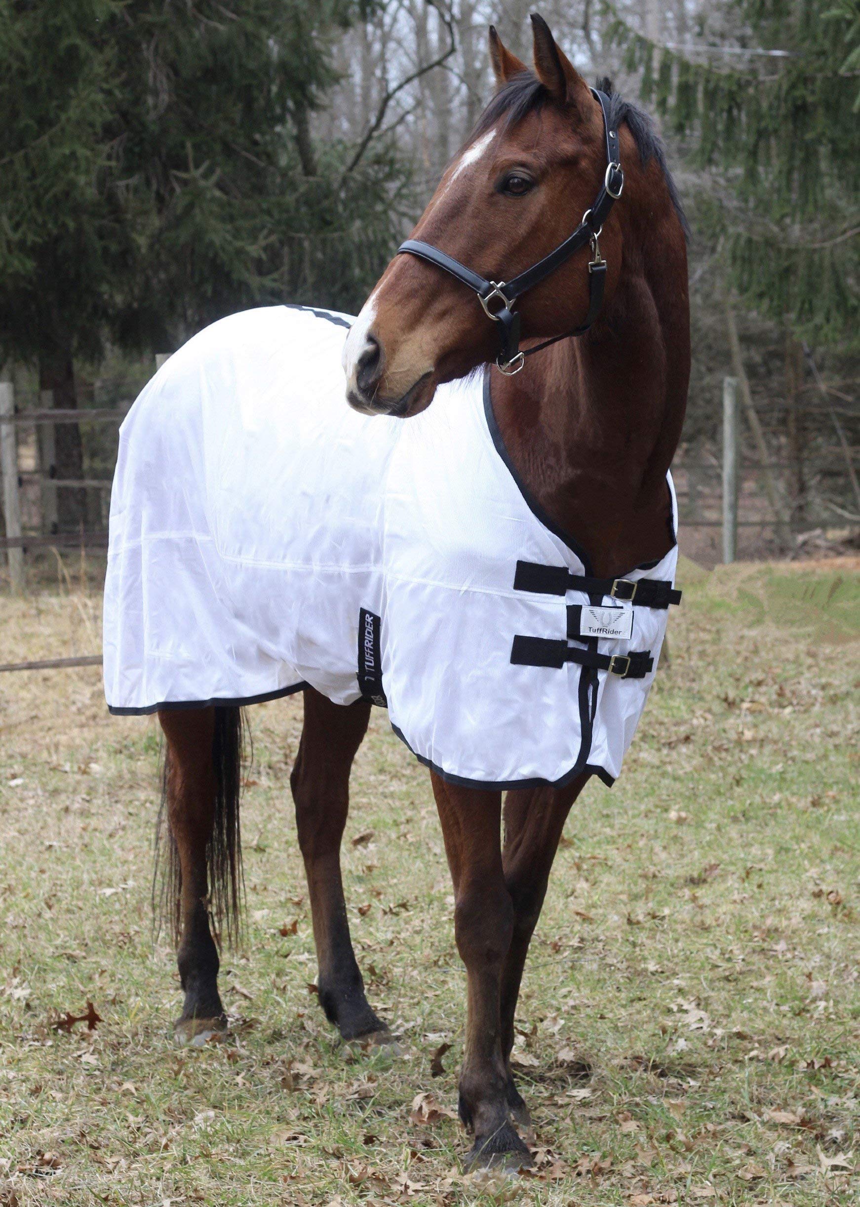 Tuffrider Comfy Mesh Fly Sheet - White - 75