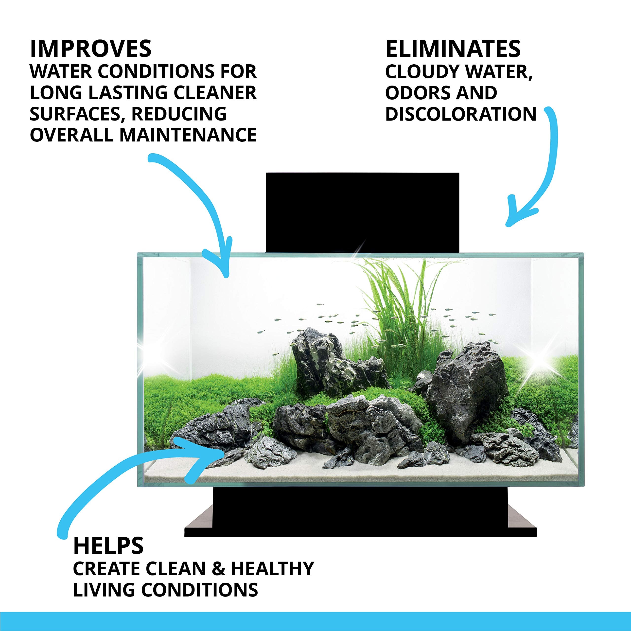 Fluval Clearx Filter Media Insert, Replacement Aquarium Filter Media, 4-Pack, A1336