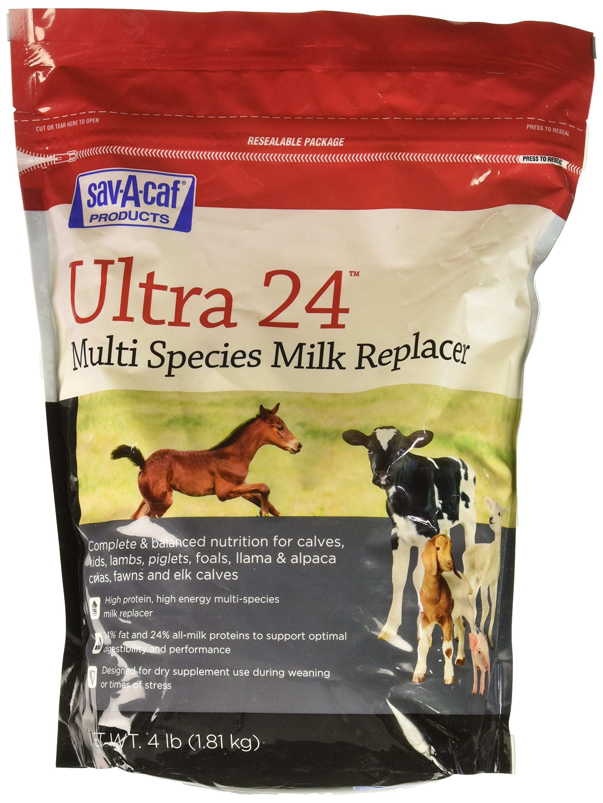 Milk Products Grade A Ultra 24 Milk Replacer, 4-Pound