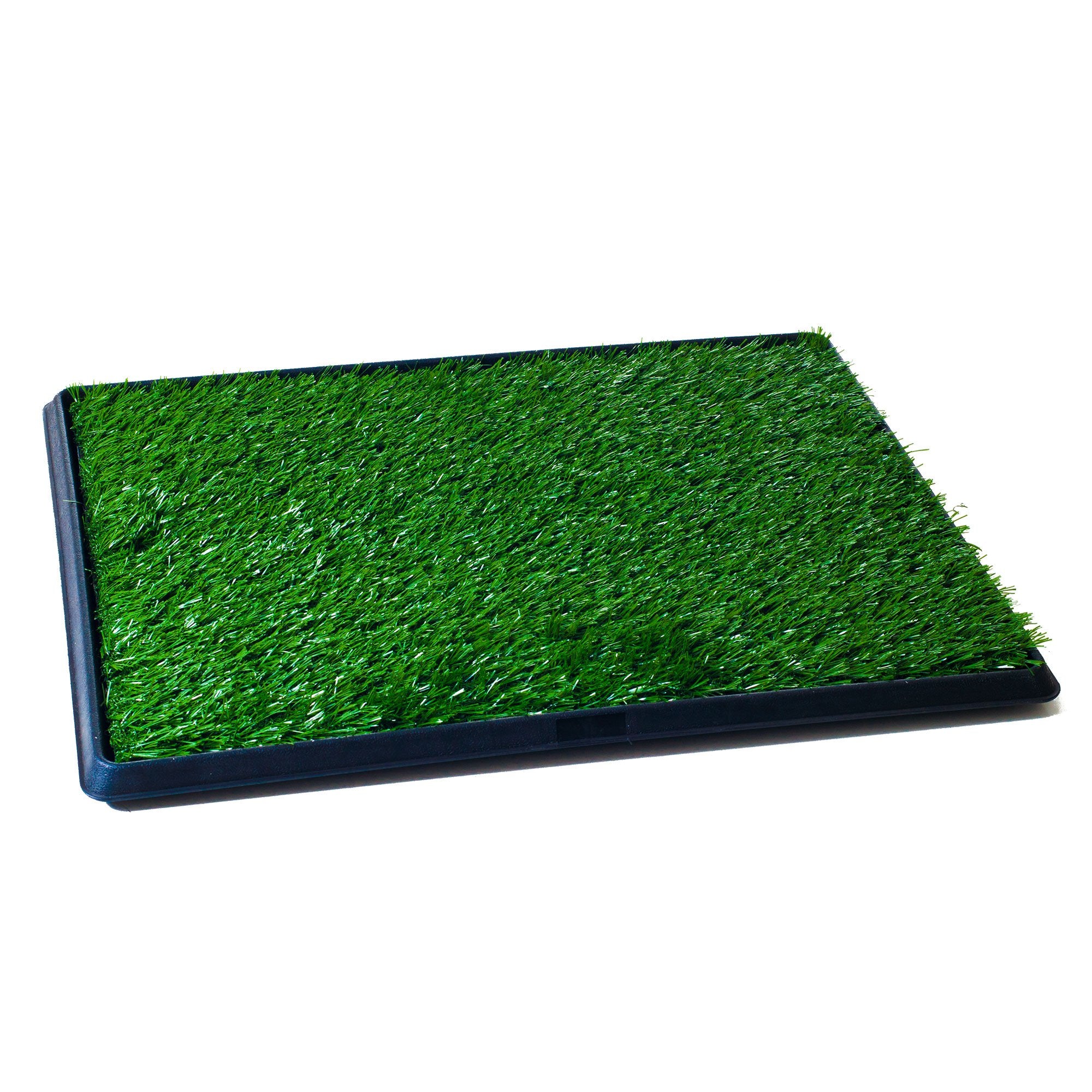 Artificial Grass Puppy Pee Pad For Dogs And Small Pets - 16X20 Reusable 3-Layer Training Potty Pad With Tray - Dog Housebreaking
