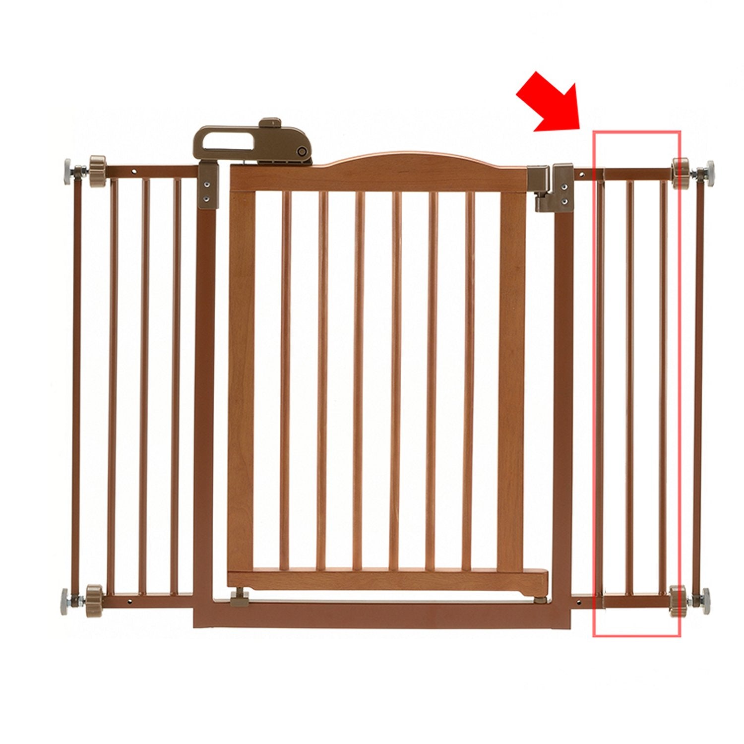 Richell One-Touch Gate Ii Extension, Autumn Matte (94354)