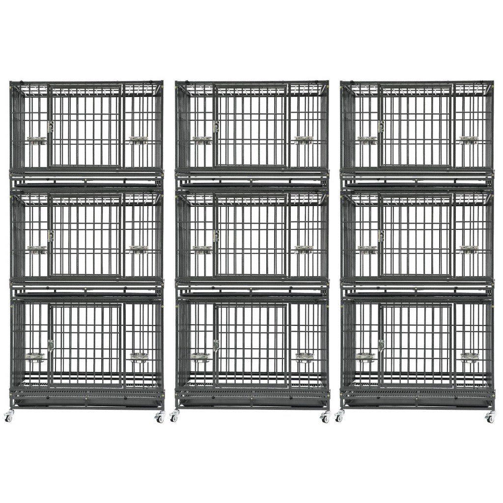 37 Stackable Heavy Duty Dog Crate 371D07