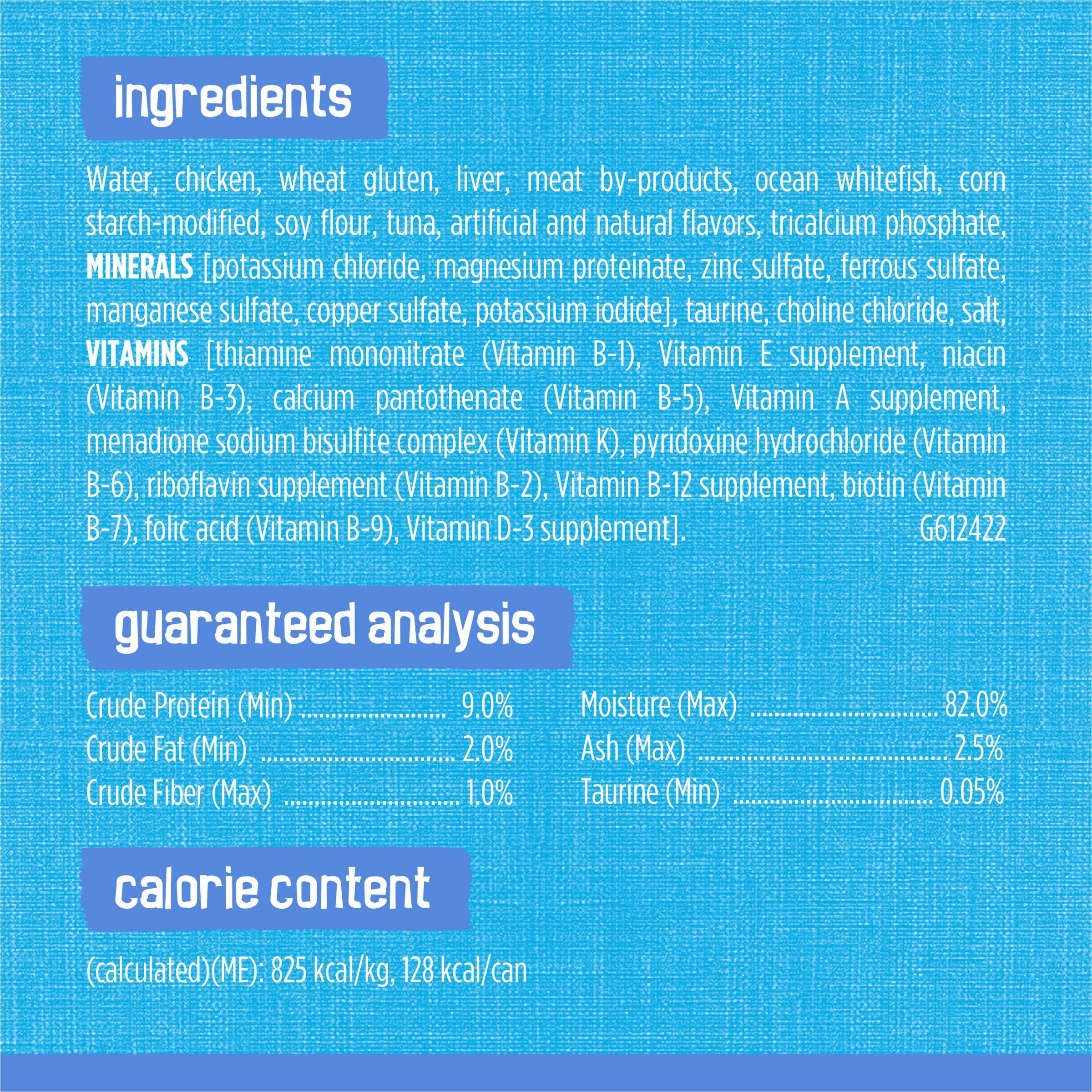 Purina Friskies Shreds With Ocean Whitefish and Tuna in Sauce Wet Cat Food - (Pack of 24) 5.5 oz. Cans