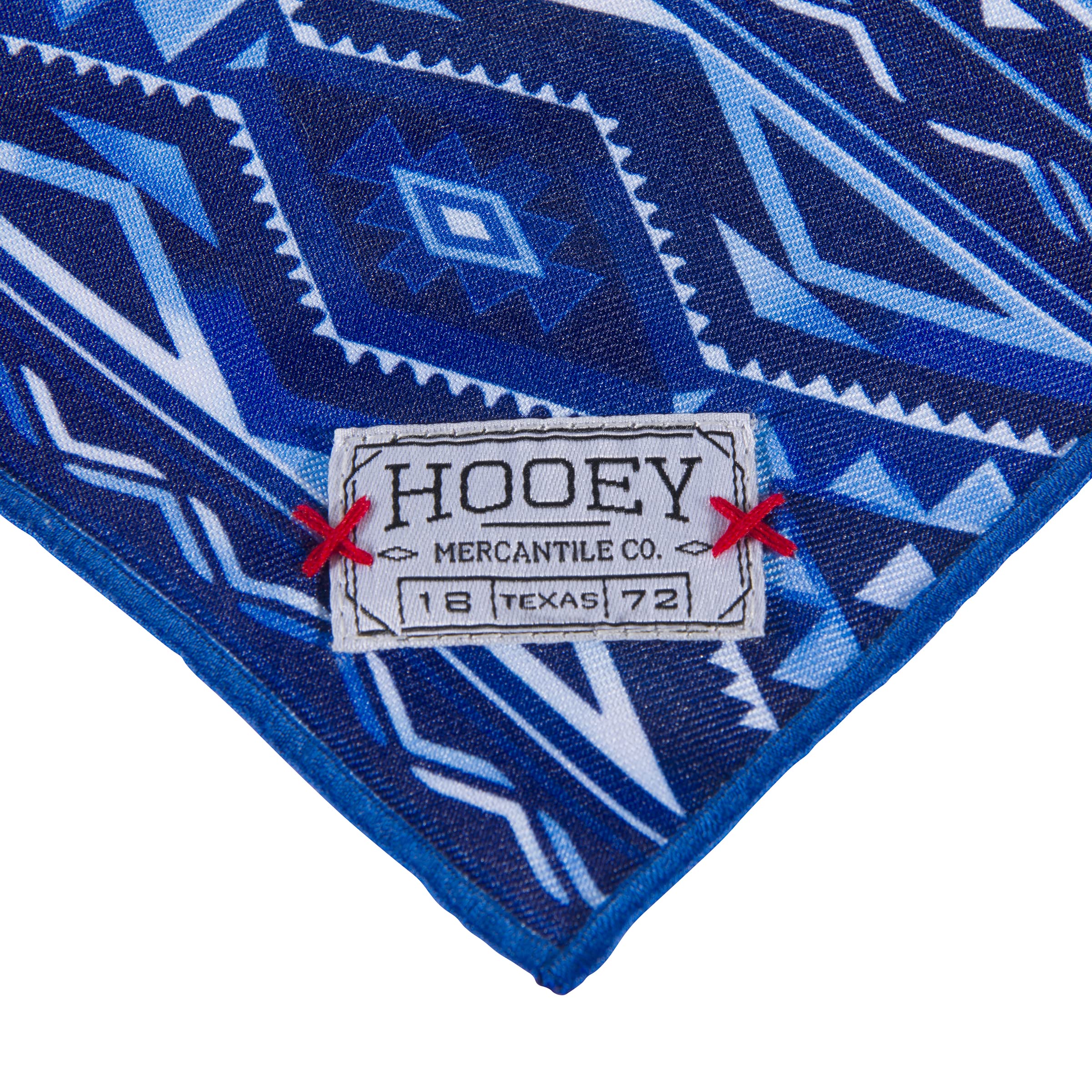 Hooey Mercantile Dog Bandana, Durable Polyester Dog Bandana With Graphic-Inspired Prints, Ombre Aztec, One Size