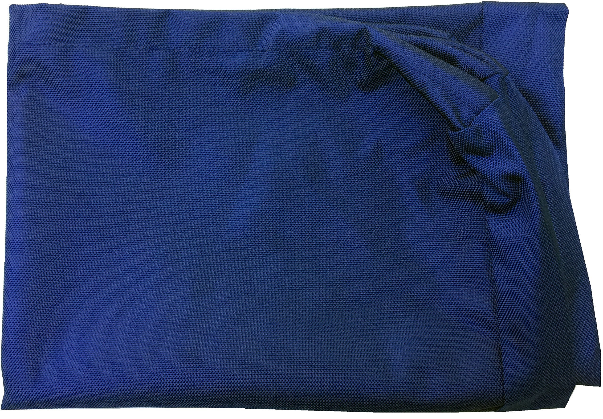 Dogbed4Less Large 1680 Ballistic Heavy Duty Dog Pet Bed External Zipper Duvet Cover - Replacement Cover Only, 41X27X4 Inches, Navy Blue