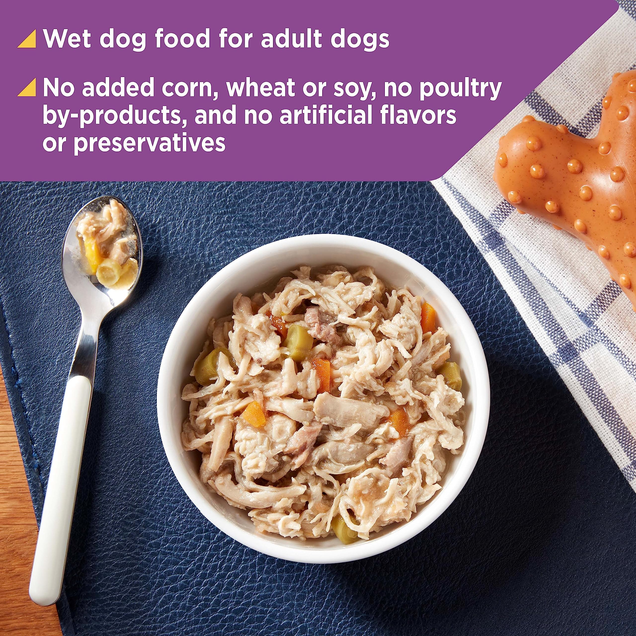 Nature s Recipe Grain Free Chicken & Lamb Recipe in Savory Broth Wet Dog Food, 2.75 oz. Cup, 12 Count