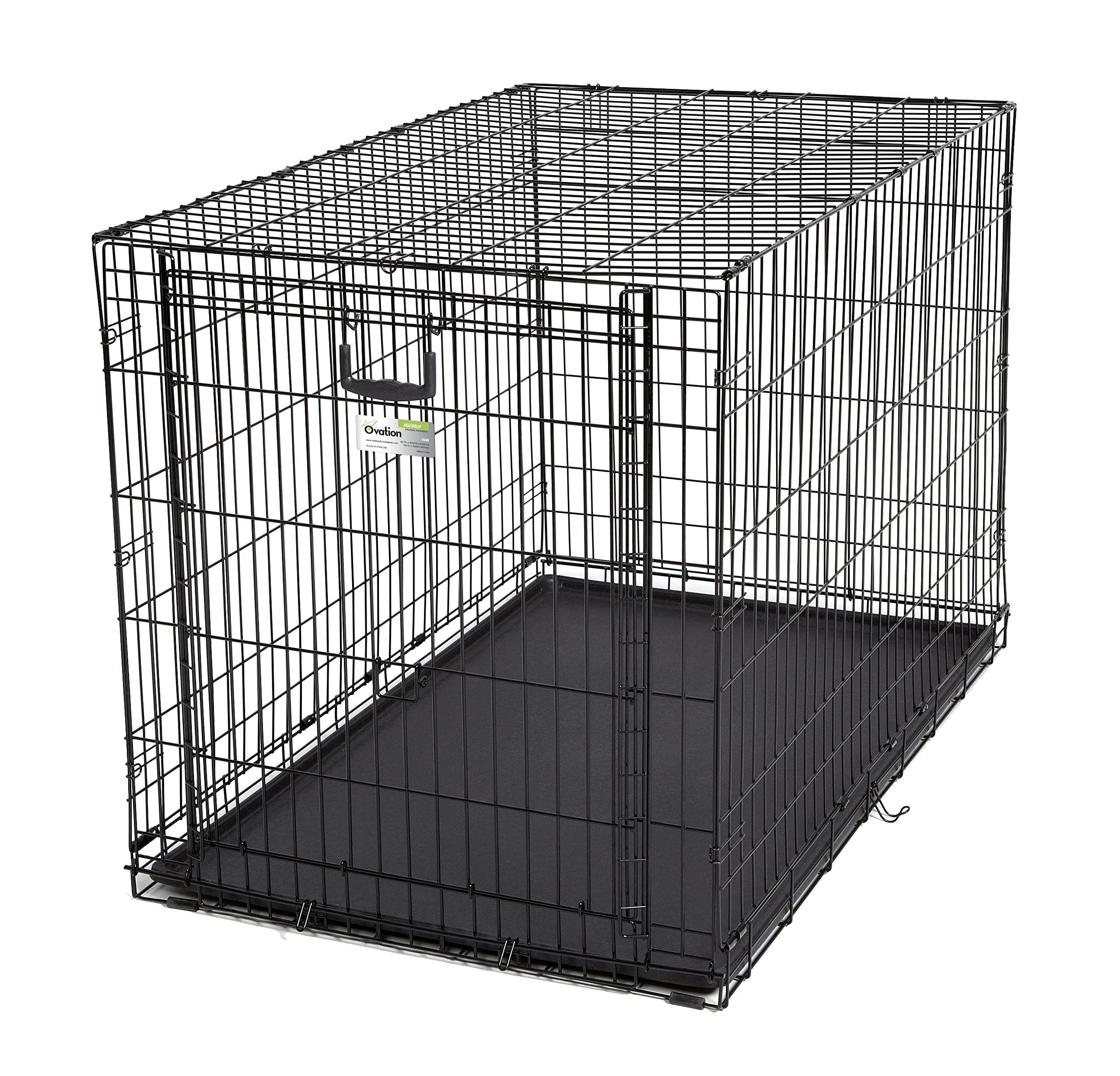 Midwest Homes For Pets Ovation Single Door Crate With Up And Away Door, 48-Inch
