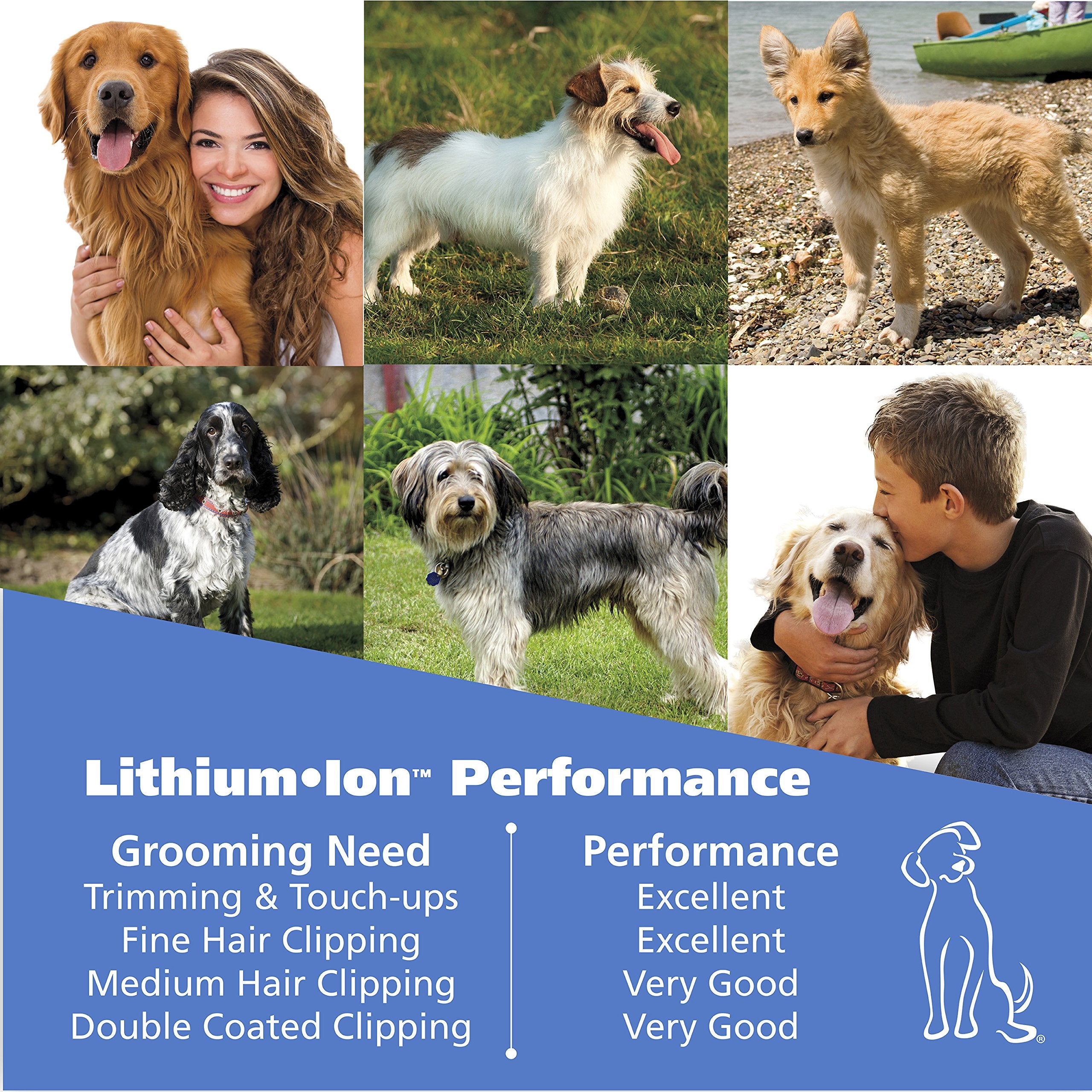 Wahl Usa Lithium Ion Pro Series Cordless Animal Clippers – Rechargeable, Heavy-Duty, Electric Dog & Cat Grooming Kit For Small & Large Breeds With Thick To Heavy Coats – Model 9766