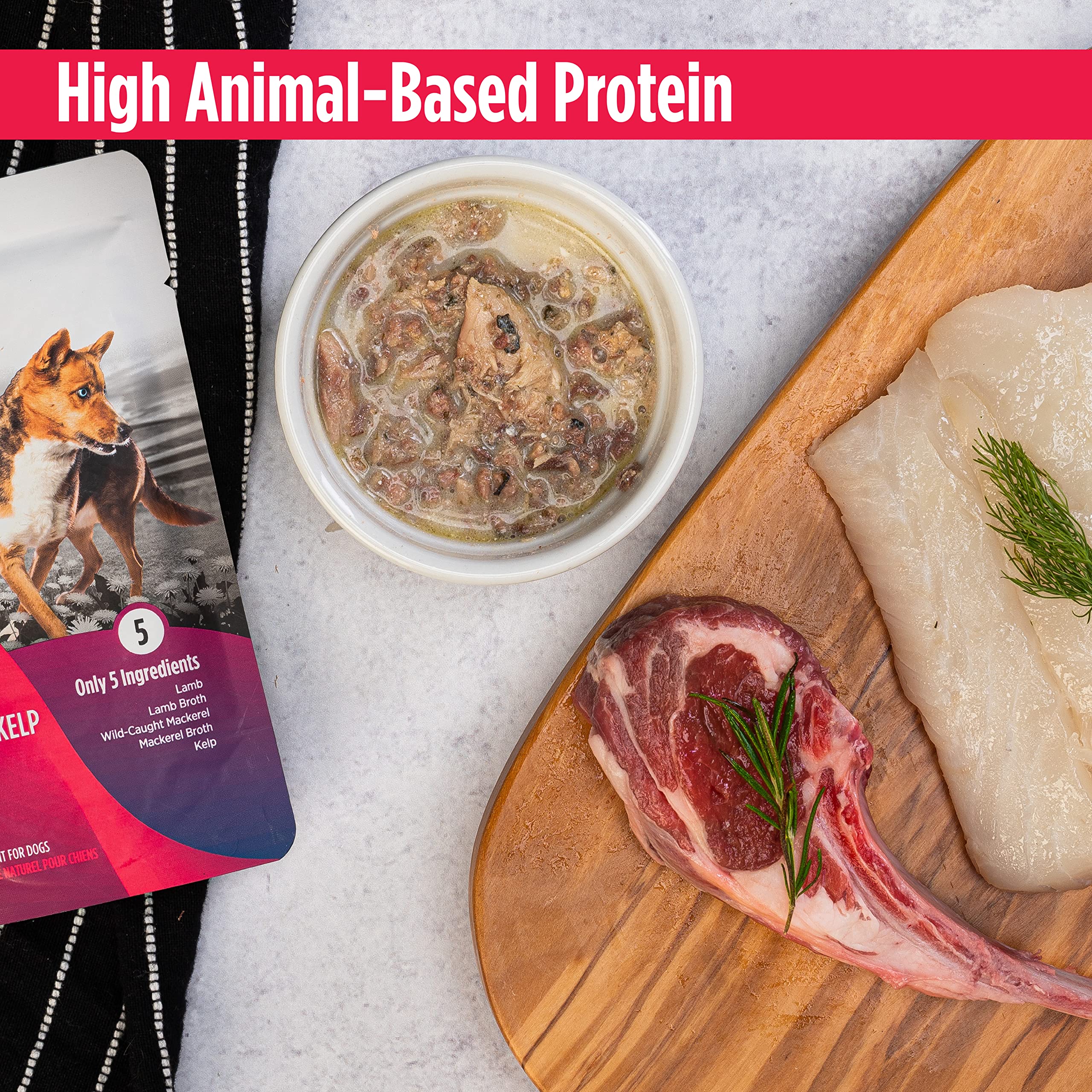 Nulo Freestyle Puppy & Dog Wet Dog Food Topper, Premium All Natural Grain-Free, Real Meat with High Animal-Based Protein and Onl