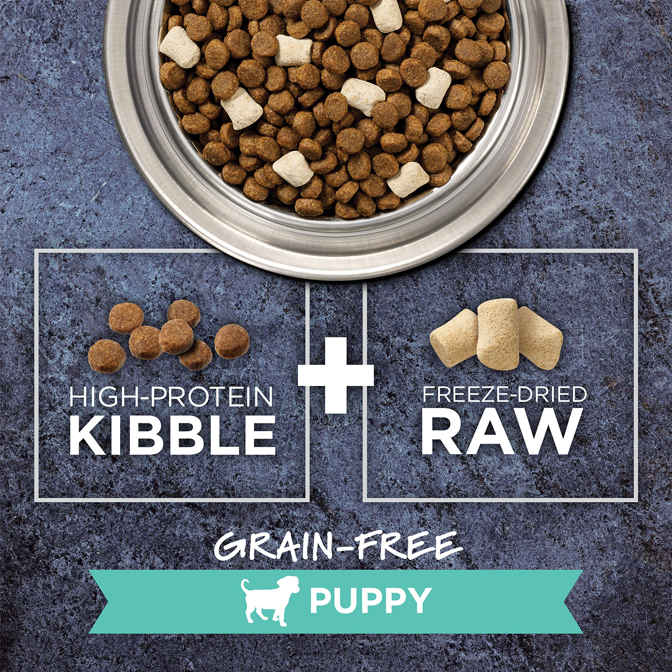 Instinct Raw Boost Puppy, Natural Dry Dog Food with Freeze Dried Pieces, Grain Free Recipe - Real Chicken, 4 lb. Bag