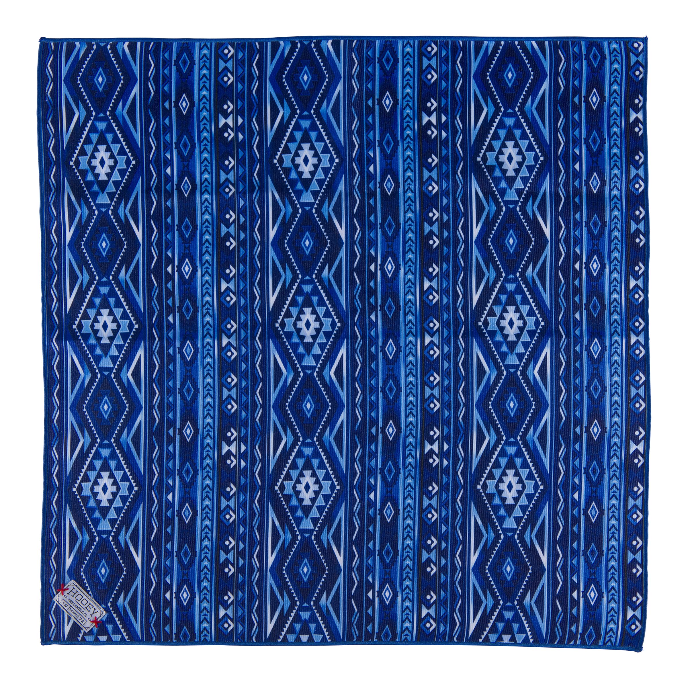 Hooey Mercantile Dog Bandana, Durable Polyester Dog Bandana With Graphic-Inspired Prints, Ombre Aztec, One Size
