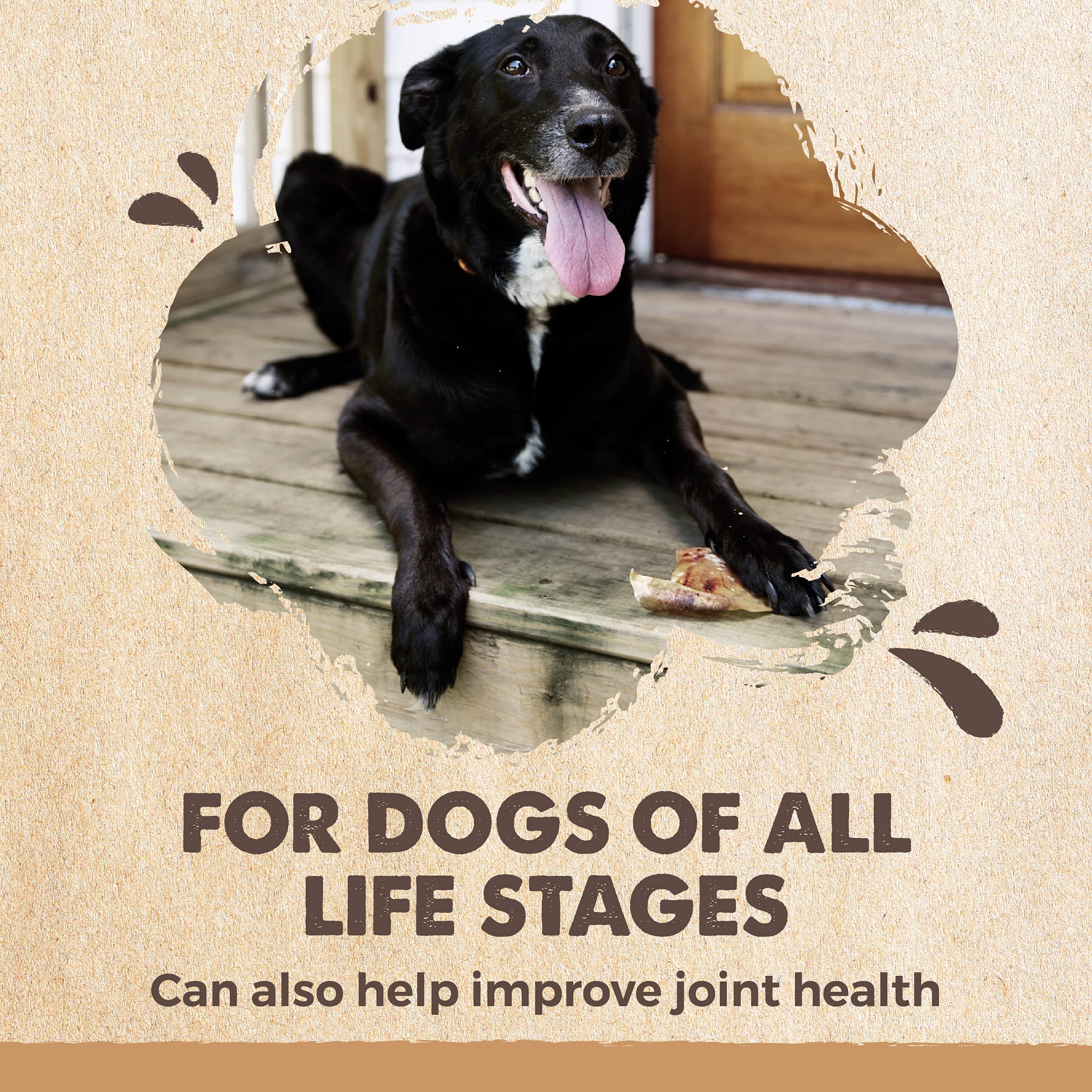 Mighty Paw Half Pig Ears for Dogs | All Natural Dog Treats. Single Ingredient Pig Ear Dog Treats. Better Than Rawhide Dog Snacks
