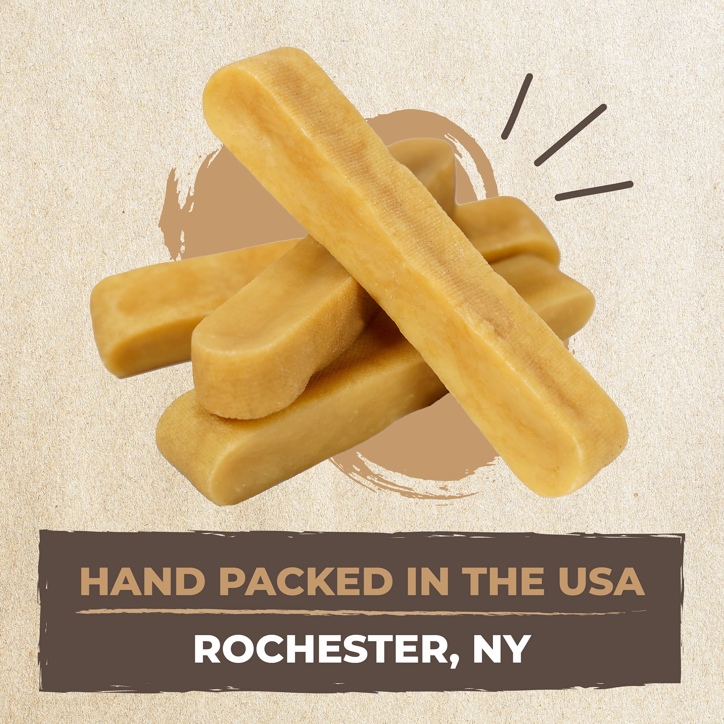 Mighty Paw Yak Cheese Chews for Dogs - All-Natural, Odorless, 14 oz, Small - 12 Pack, Perfect for Oral Health & Power Chewers