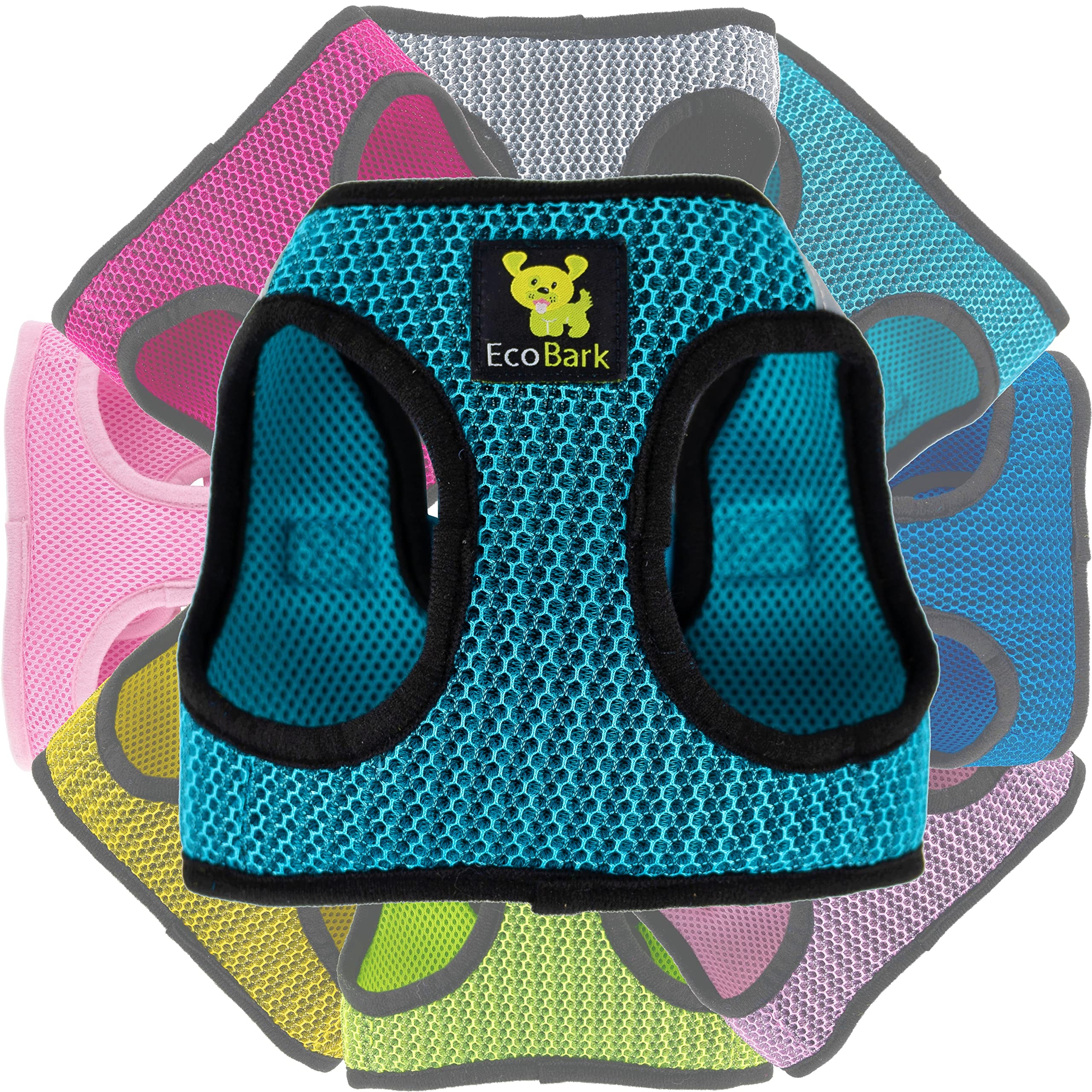 Ecobark Dog Harness - Teacup Dog Harnesses For Xxxs, Xxs, Xs, And Small Dogs - Step In Soft Mini Body Halter - Puppy Harness- Toy Breed Dog Harness Vest Under 5 Pounds Lbs (Xxxs, Forest Green)