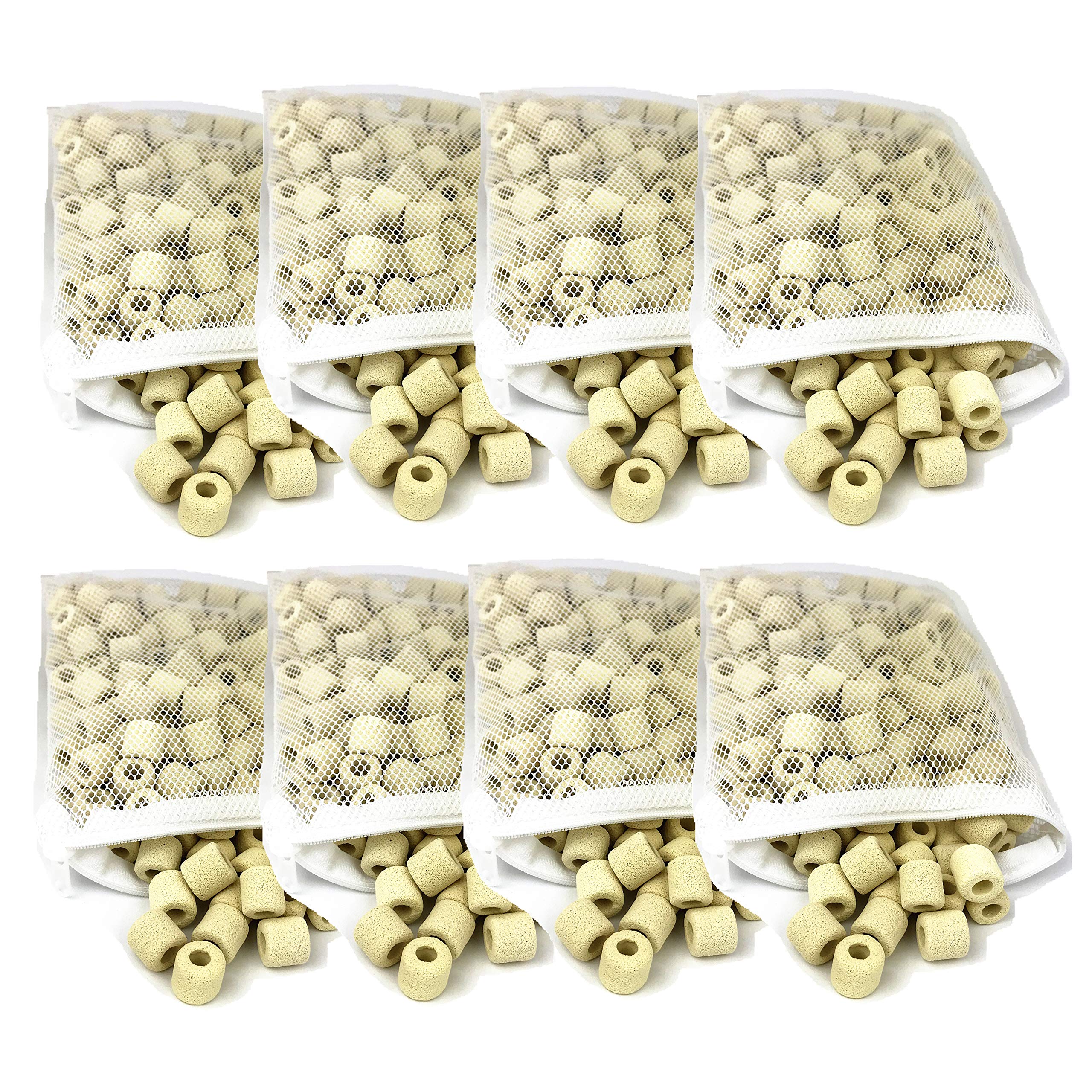 Reefing Art Ceramic Filter Media Bio Filter Rings 0.7Lb / 2Lb / 4Lb / 8Lb (8Lbs)