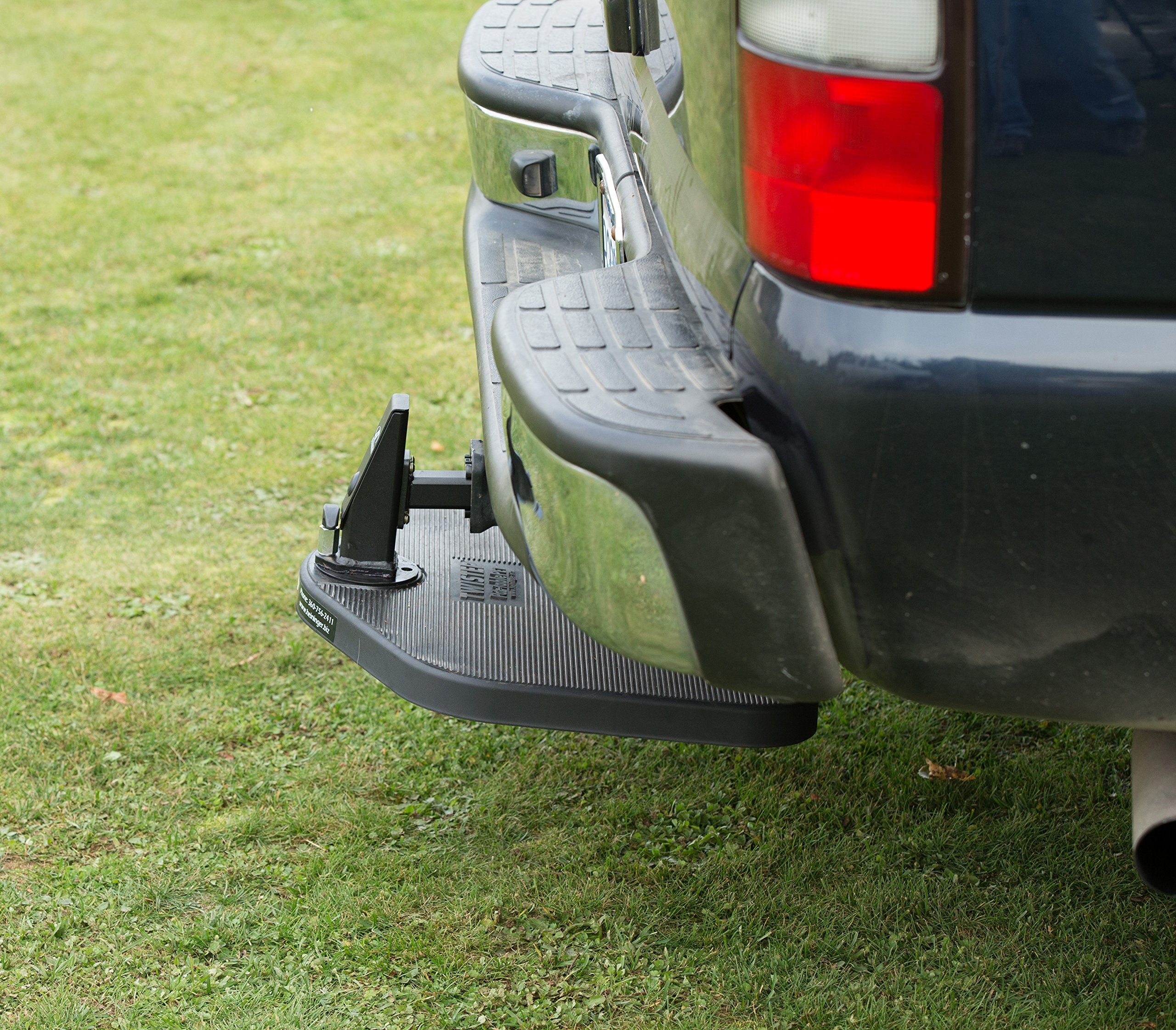Heininger PortablePET Twistep Dog Hitch Step, Alloy Steel, SUV Size, Black, Model 3052