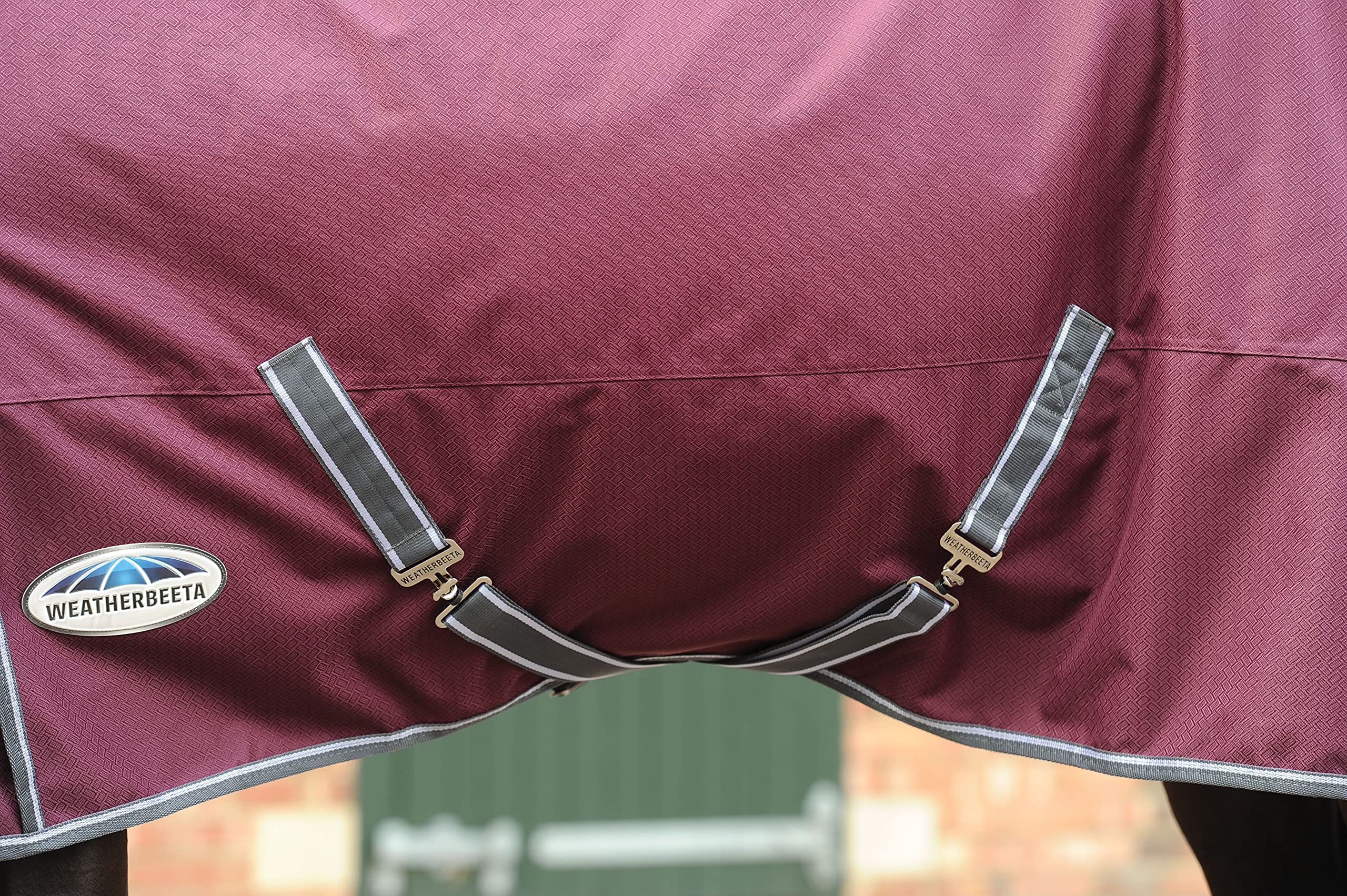 Weatherbeeta Comfitec Plus Dynamic Ii Standard Neck Medium Horse Blanket, Maroon/Grey/White, 54''