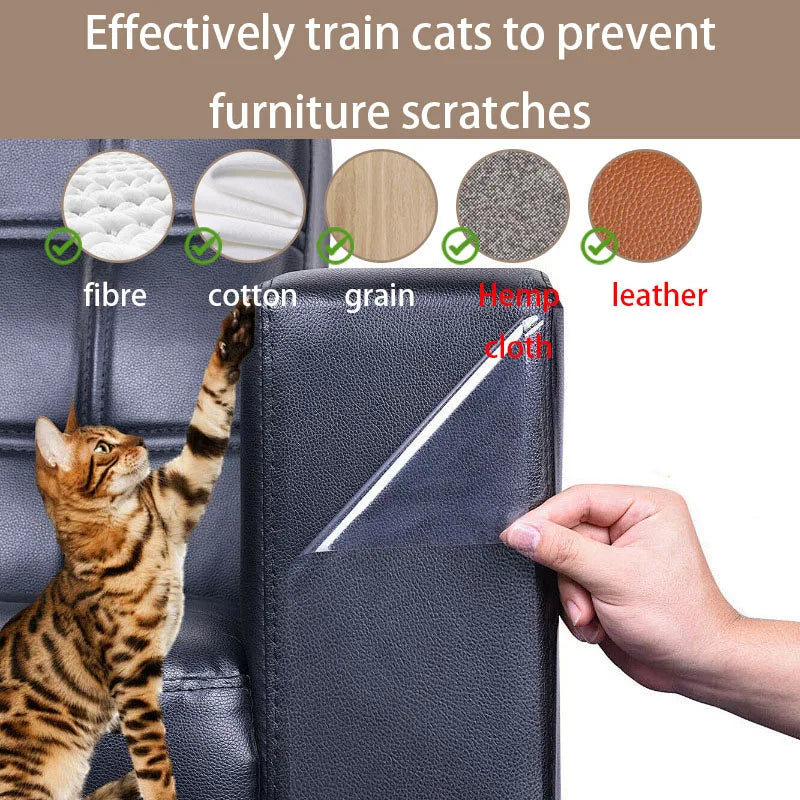 3m Accessories for Cats Sofa Protection Pads Furniture Protectors Cover Transparent PVC Self-adhesive Cat Supplies Pet Products