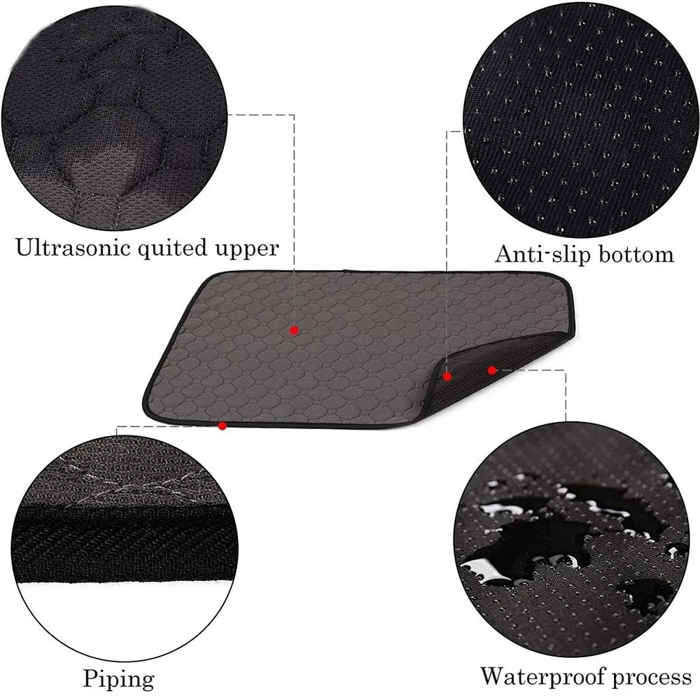 Guinea Pig Cage Lining Washable Guinea Pig Skin Pad Reusable and Non Slip Urinary Pad for Guinea Pig Cat Dog Bed Small Animal
