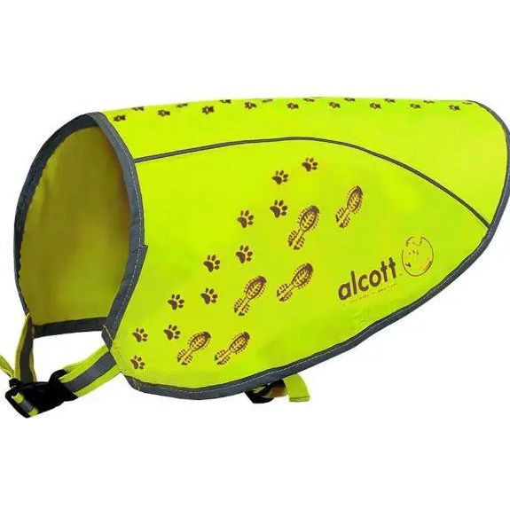 Alcott Visibility Dog Vest with Reflective Trim, Large Neon Yellow