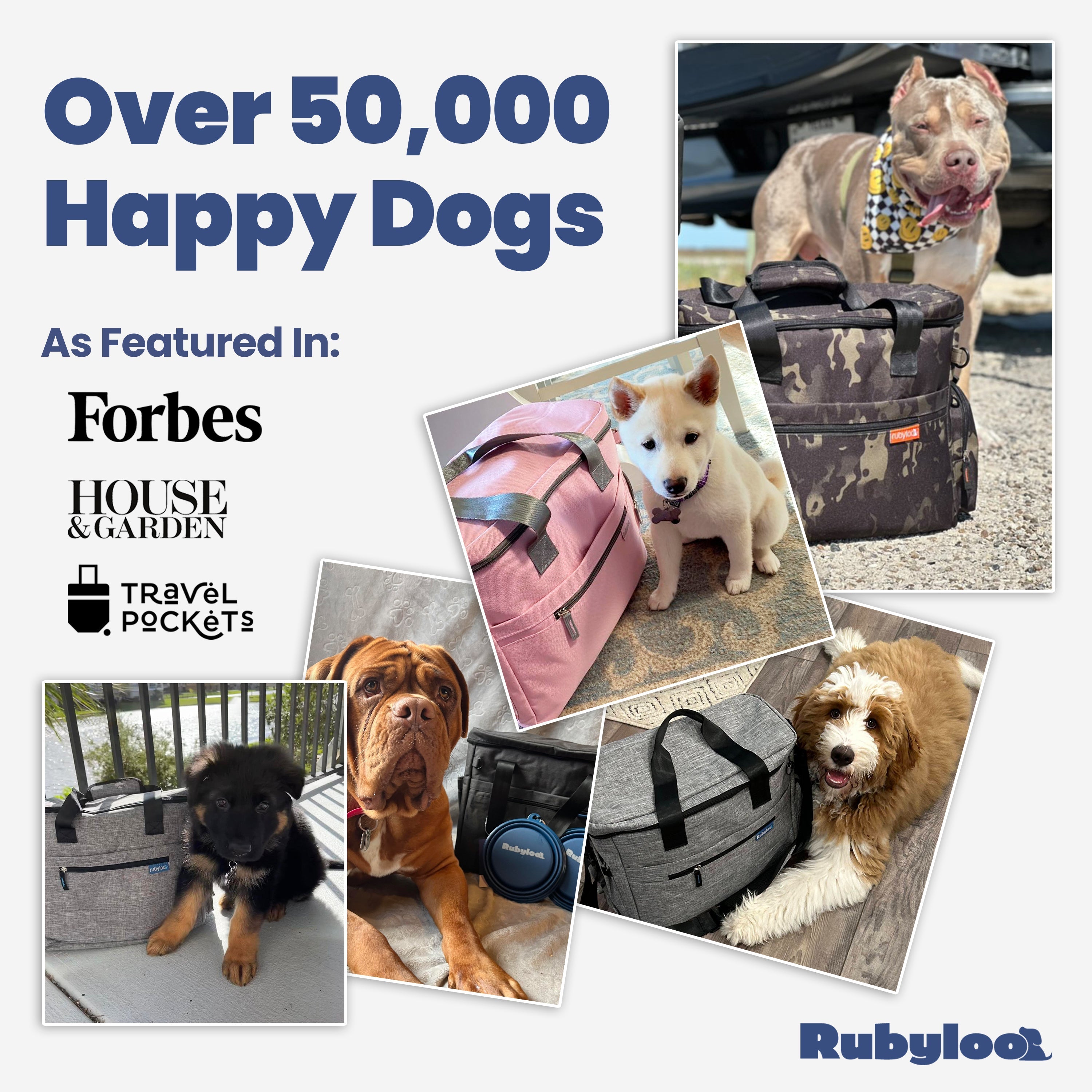 The Original Doggy Bag Dog Travel Bag for Supplies