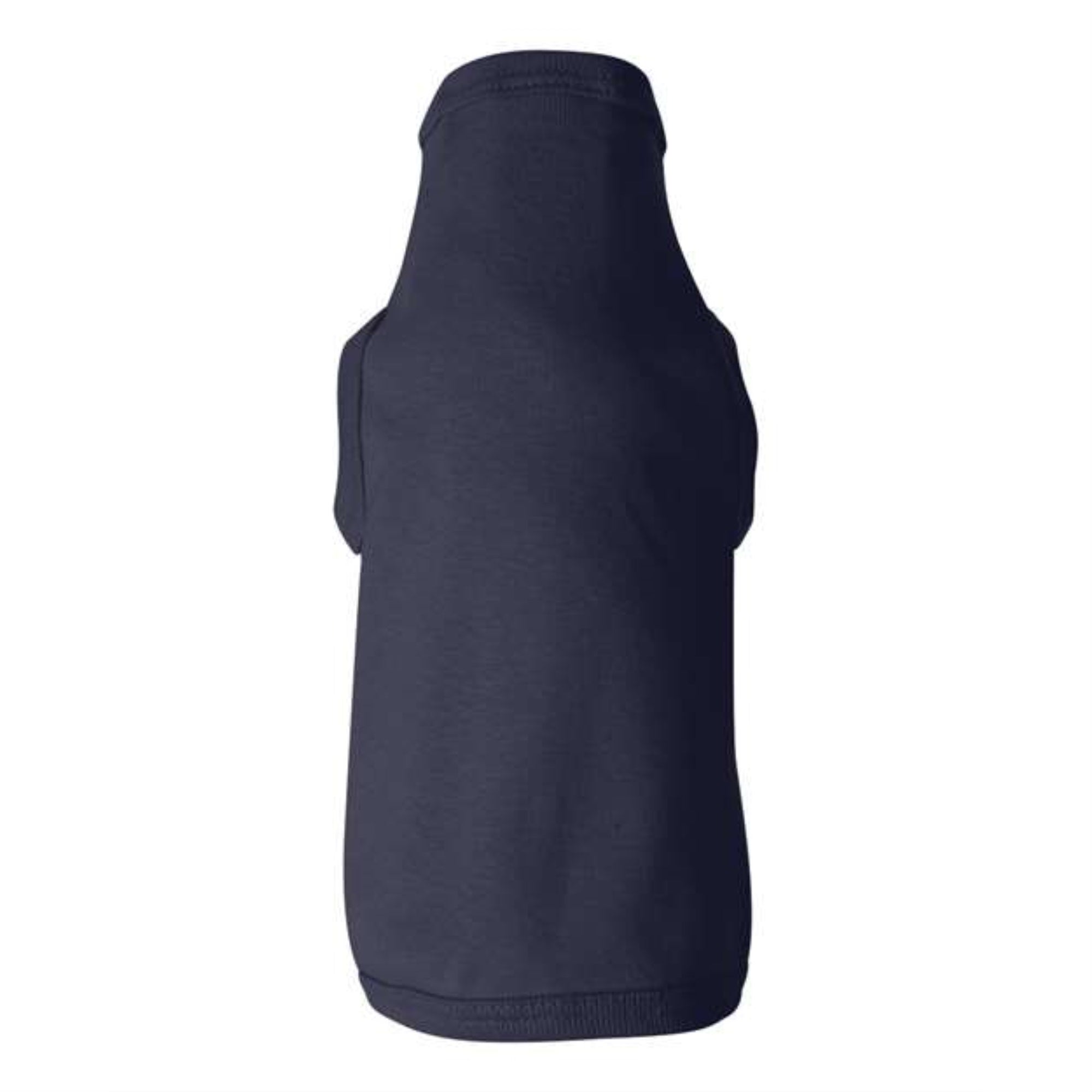 Doggie Skins 100% Combed Ringspun Cotton 1x1 Baby Rib Dog Tank Top, Navy, X-Large