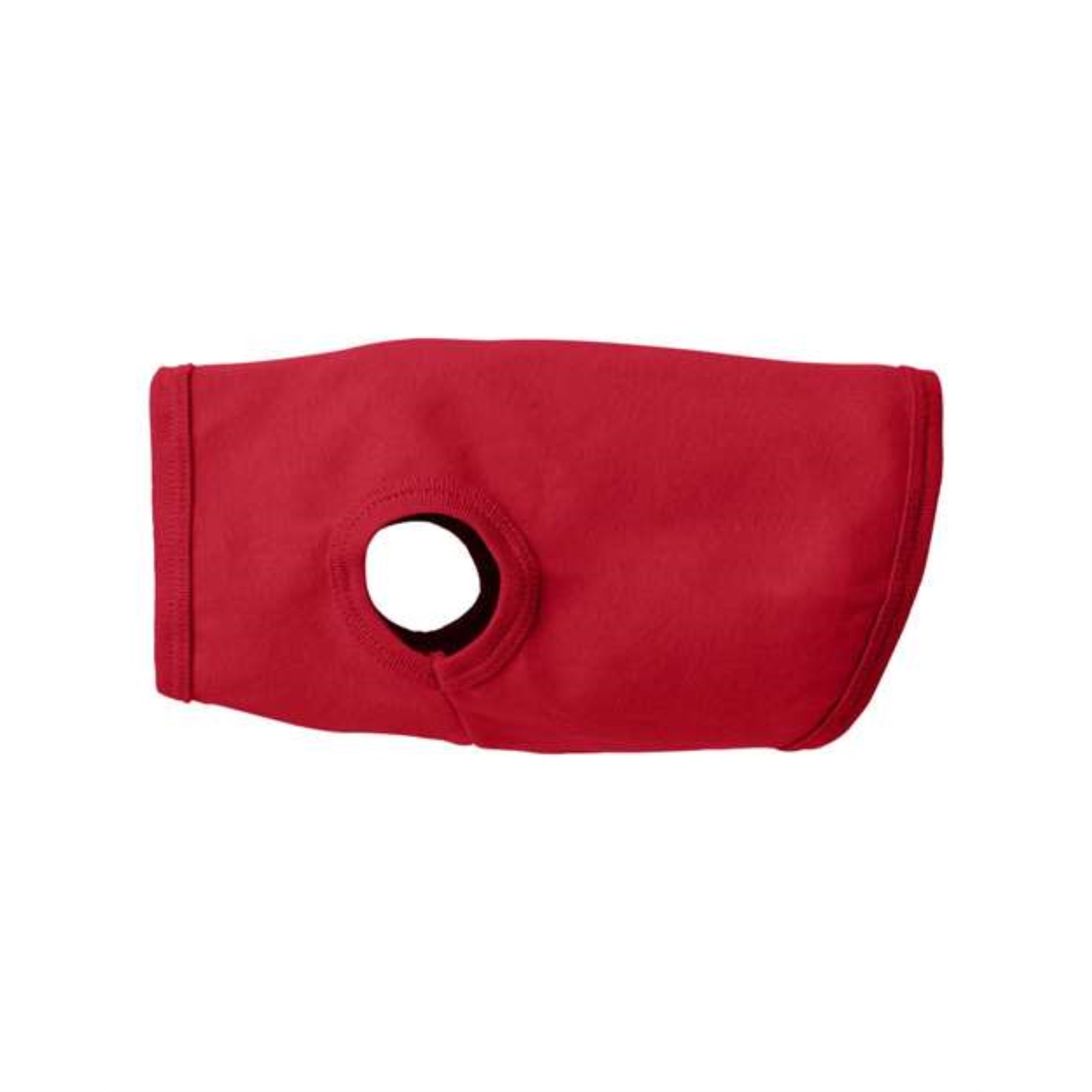 Doggie Skins 100% Combed Ringspun Cotton 1x1 Baby Rib Dog Tank Top, RED, X-Large