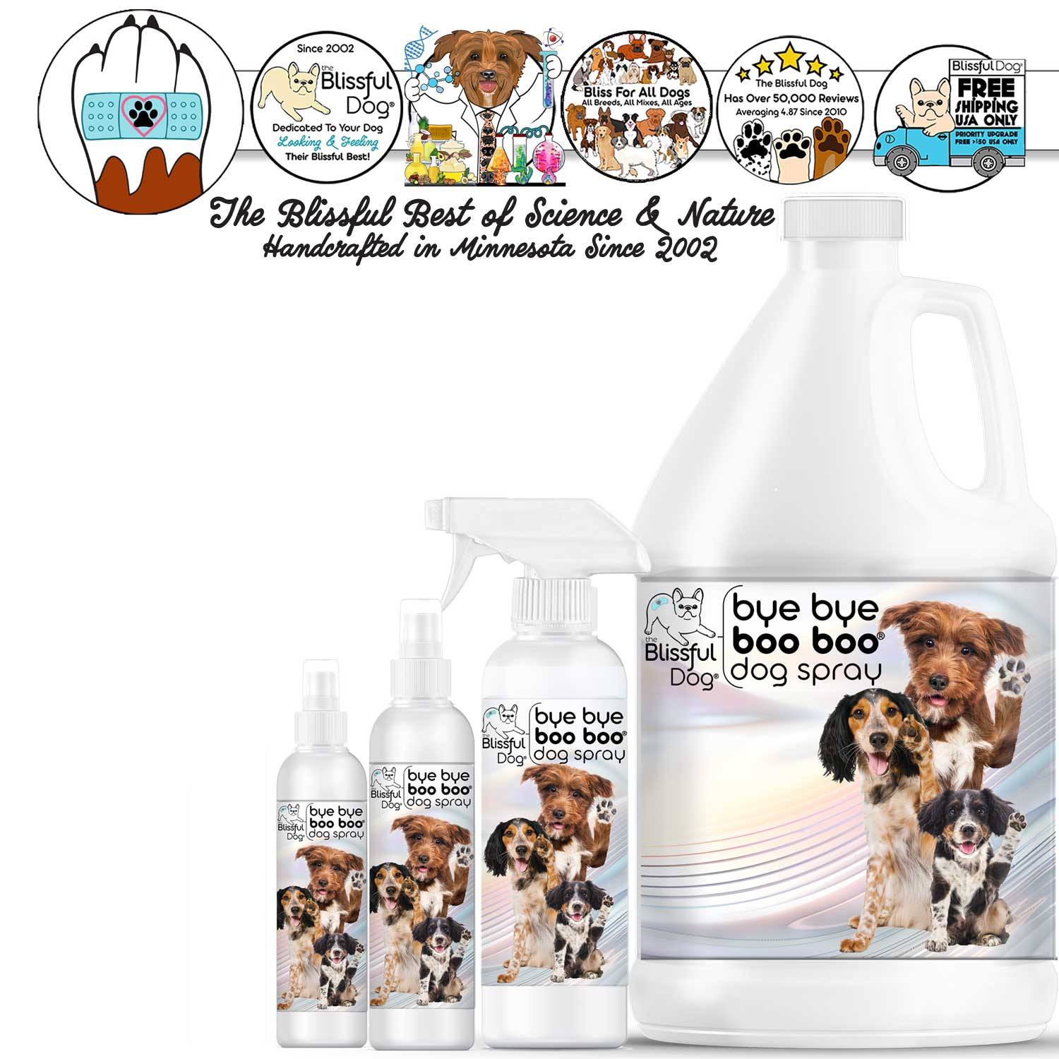 Bye Bye Boo Boo Dog Spray